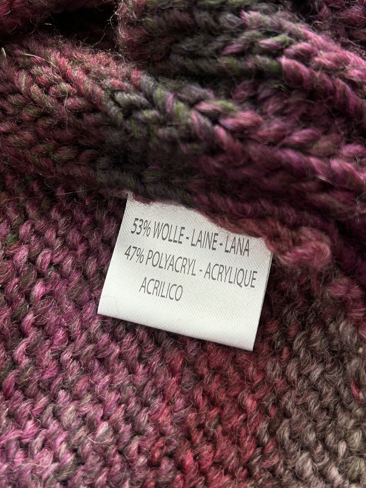Vintage Beautiful Knit Wool Cardigan Y2K Vintage Size M / US 6-8 / IT 42-44 - 9 Thumbnail
