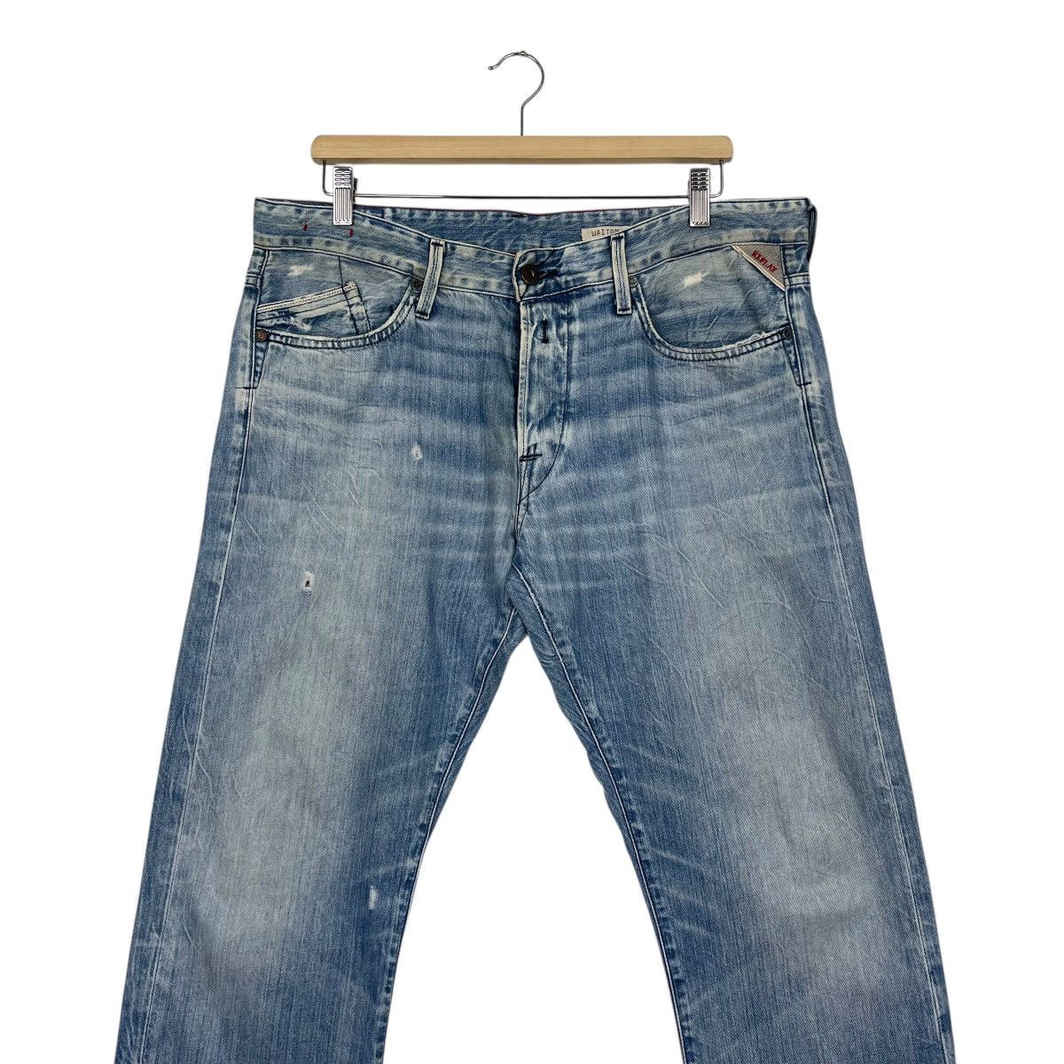 Replay Replay Distressed Zipper Fly Jeans W 36 Size US 36 / EU 52 - 4 Thumbnail