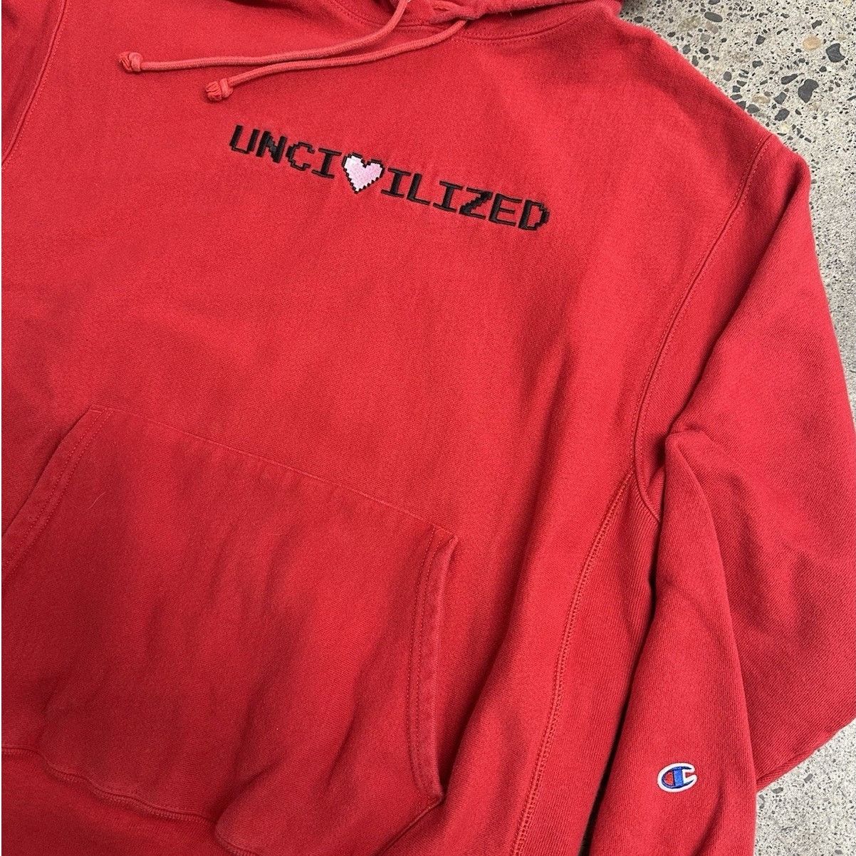Champion Uncivilized Mr Foamer Simpson Valentine’s Day Hoodie Size US XL / EU 56 / 4 - 2 Thumbnail