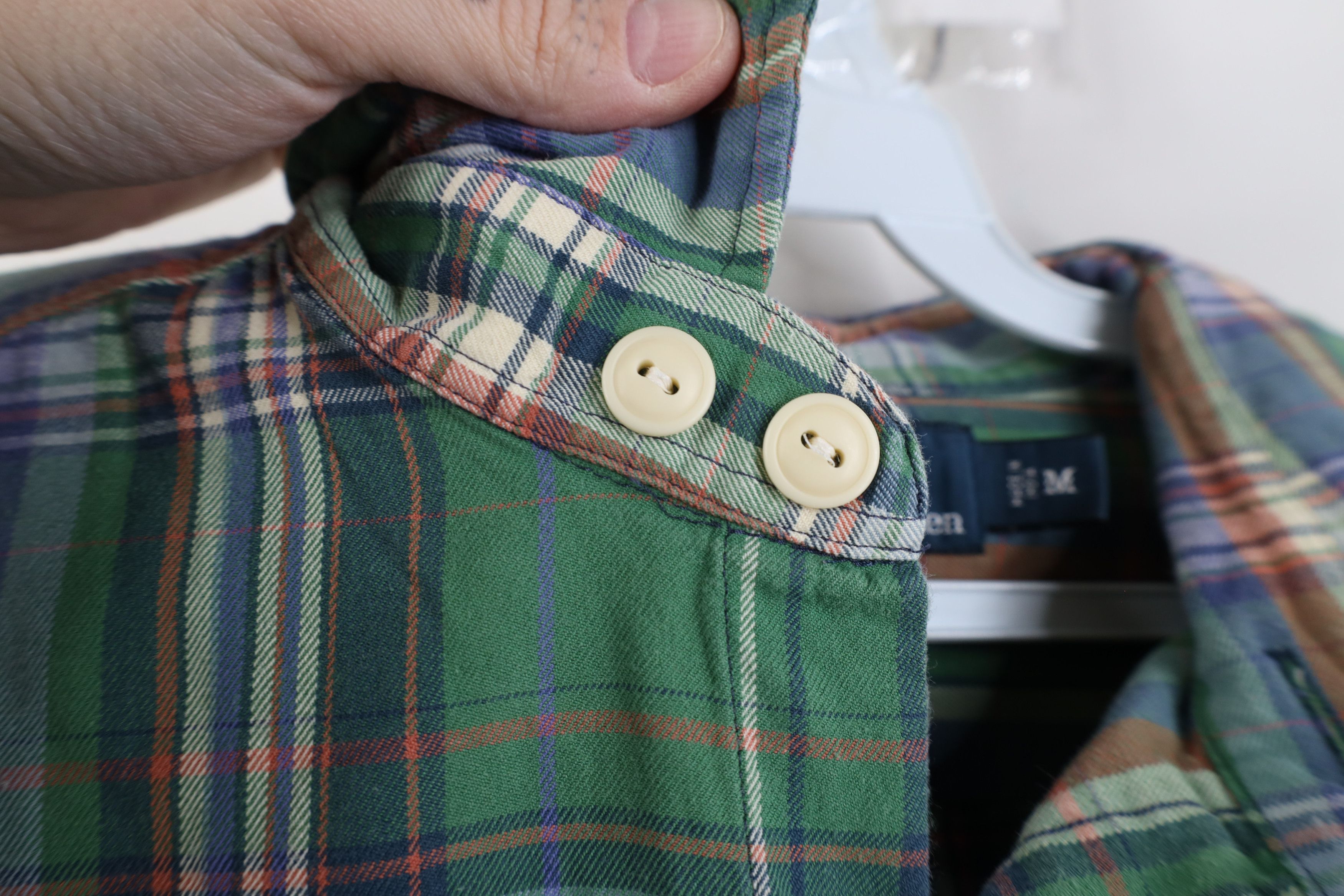 Ralph Lauren Vintage 90s Ralph Lauren Madras Plaid Flannel Button Shirt Size US M / EU 48-50 / 2 - 12 Thumbnail