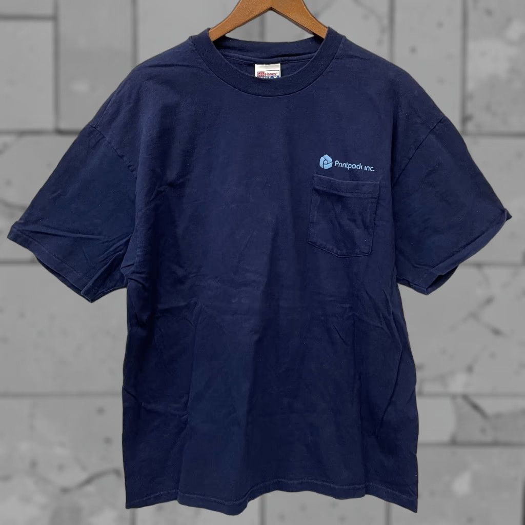 Hanes VINTAGE Hanes Crown King Rally Blue Graphic Single Stitch Tee Mens XL Size US XL / EU 56 / 4 - 1 Thumbnail