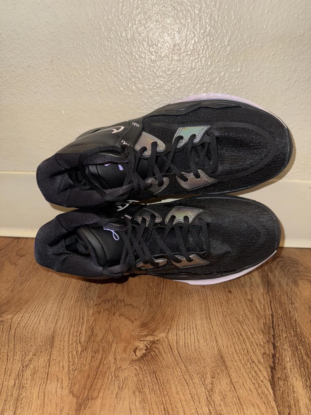 Nike Nike Kyrie Infinity Black Metallic Silver (Gs) Size US 6.5 / EU 39-40 - 6 Thumbnail