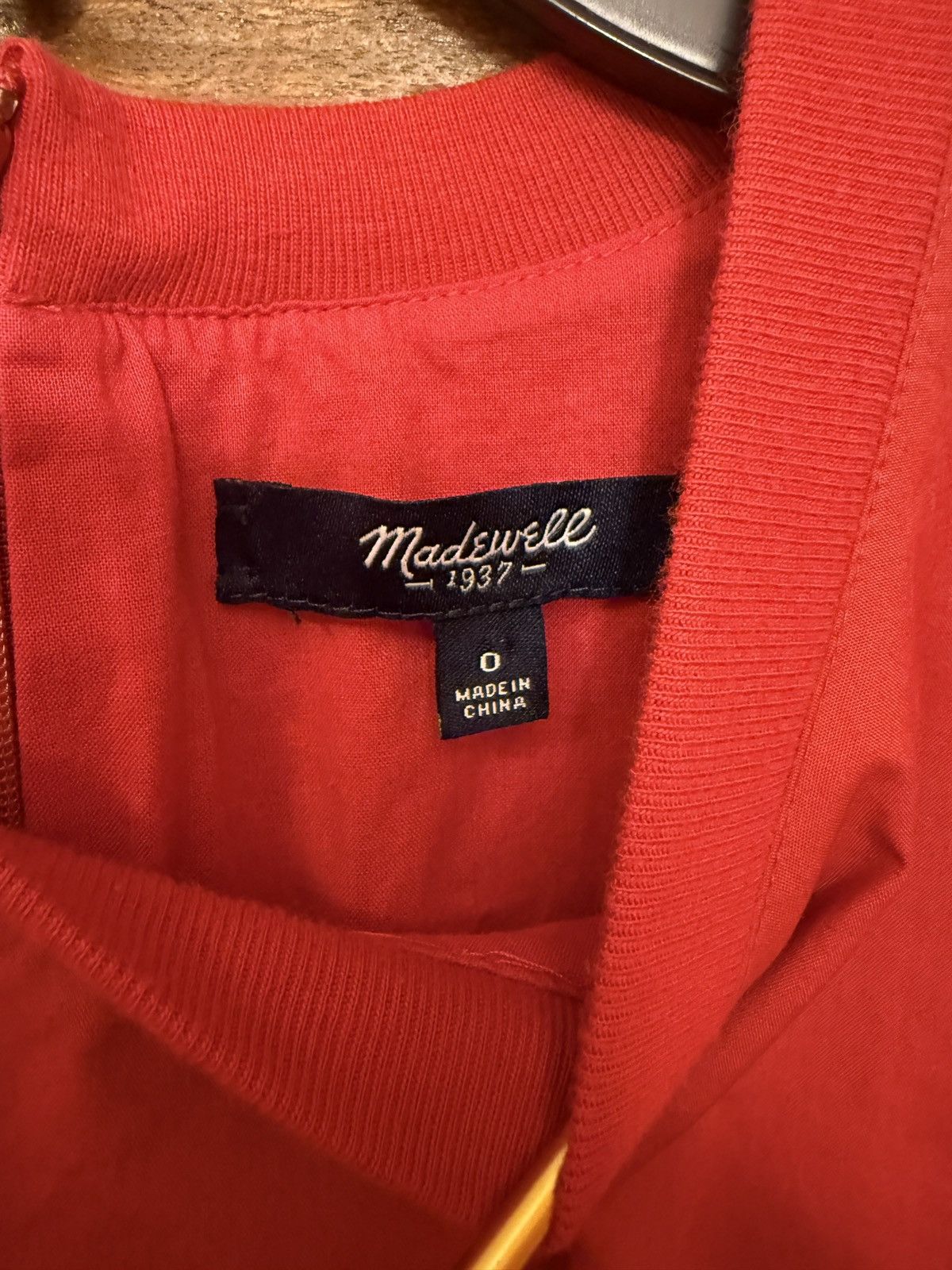 Madewell Madewell Bandana Red Lakeshore Sleeveless Cotton Midi Dress Size XS / US 0-2 / IT 36-38 - 2 Thumbnail