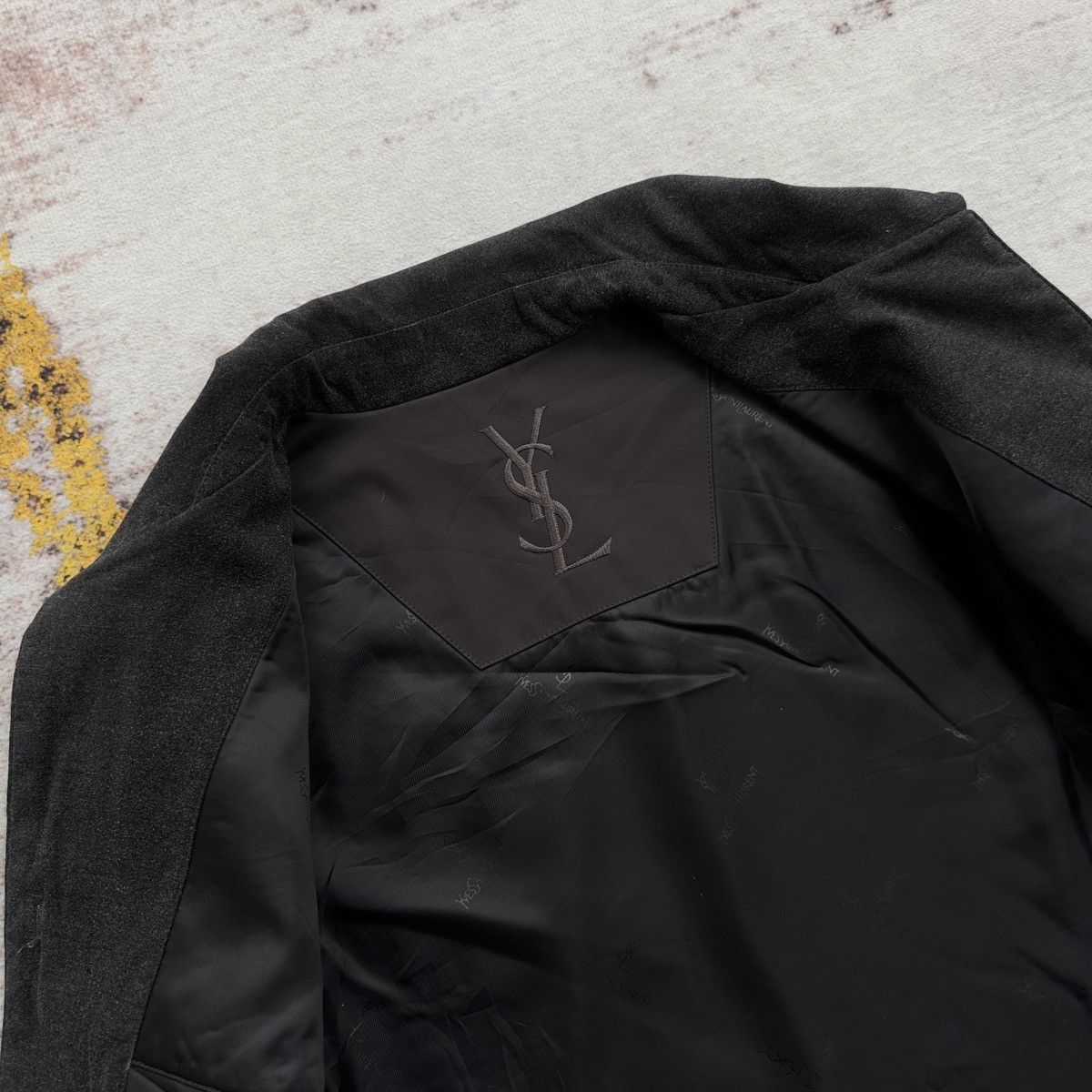 Yves Saint Laurent YVES SAINT LAURENT POUR HOMME BLACK JACKET VINTAGE 90S Size US S / EU 44-46 / 1 - 8 Thumbnail