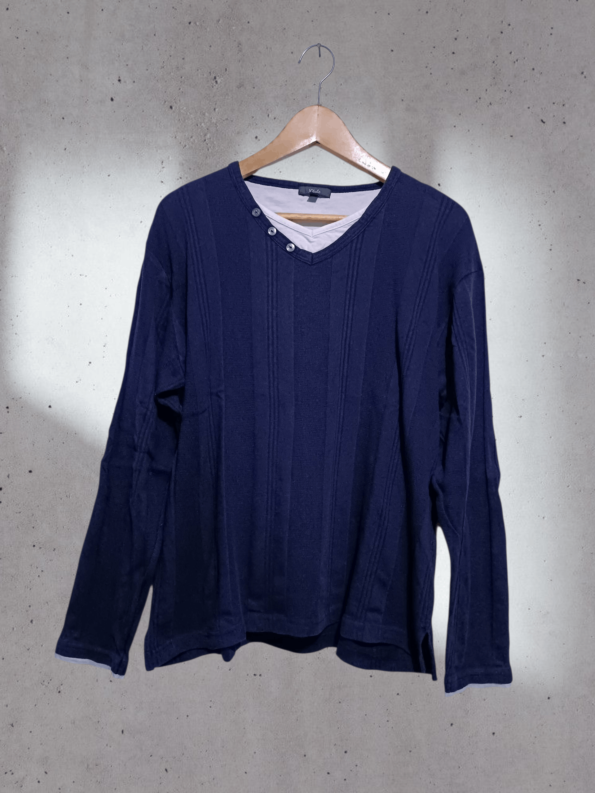 Japanese Brand Japanese Brand Double Layer Long Sleeve T-shirt Size US L / EU 52-54 / 3 - 1 Thumbnail