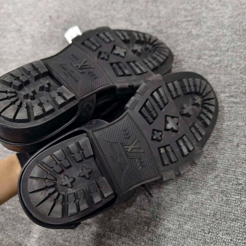 Louis Vuitton Louis Vuitton Derby leather shoes with black presbyopic ta Size US 6.5 / EU 39-40 - 5 Thumbnail