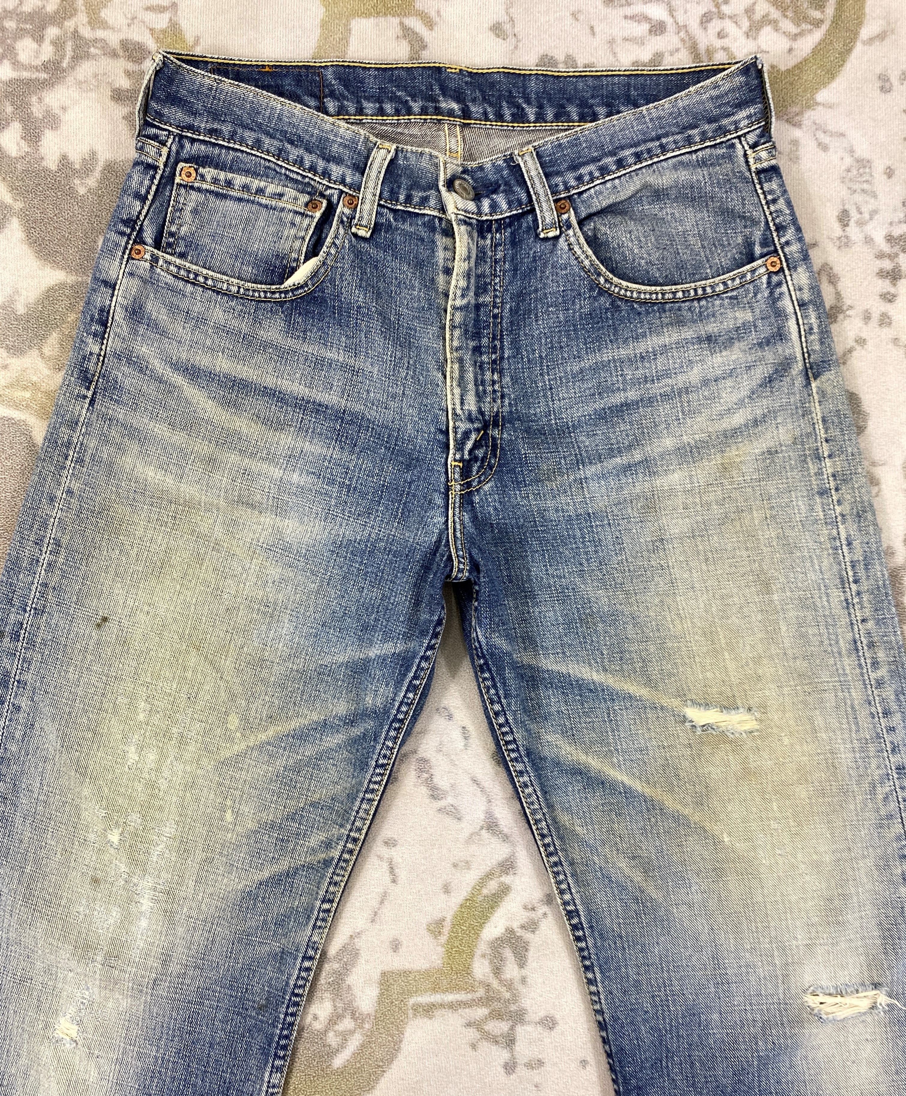 Vintage Distressed Blue Vintage Levi's 534 32x30 Denim -JN947 Size US 32 / EU 48 - 3 Thumbnail