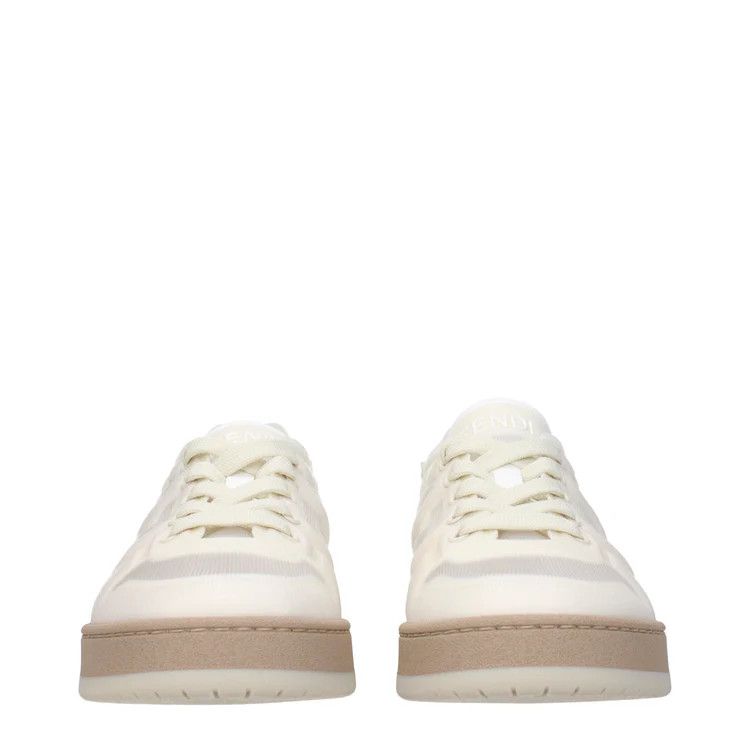 Fendi ob1o1e1124 Net Sneakers in Beige Size US 5.5 / IT 35.5 - 3 Thumbnail