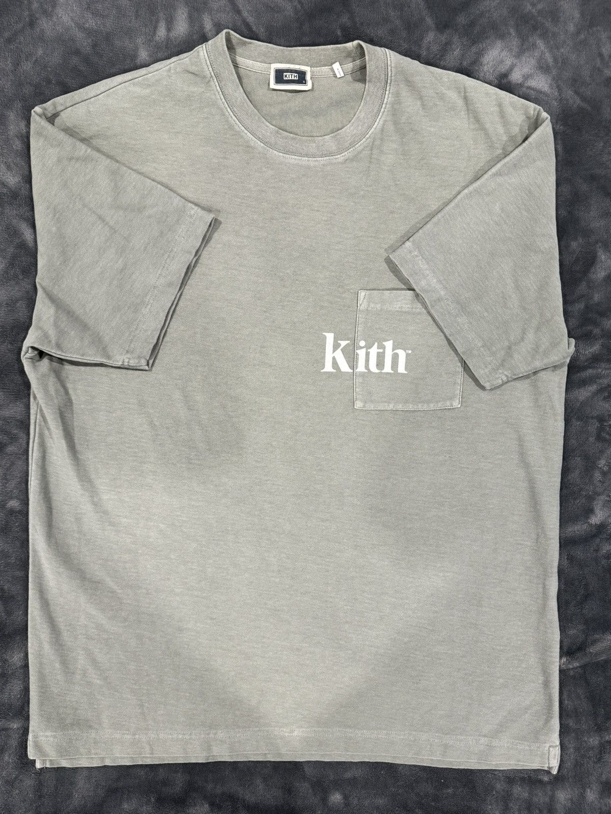 image of Kith Quinn T-Shirt in Pale Green, Men's (Size Small)