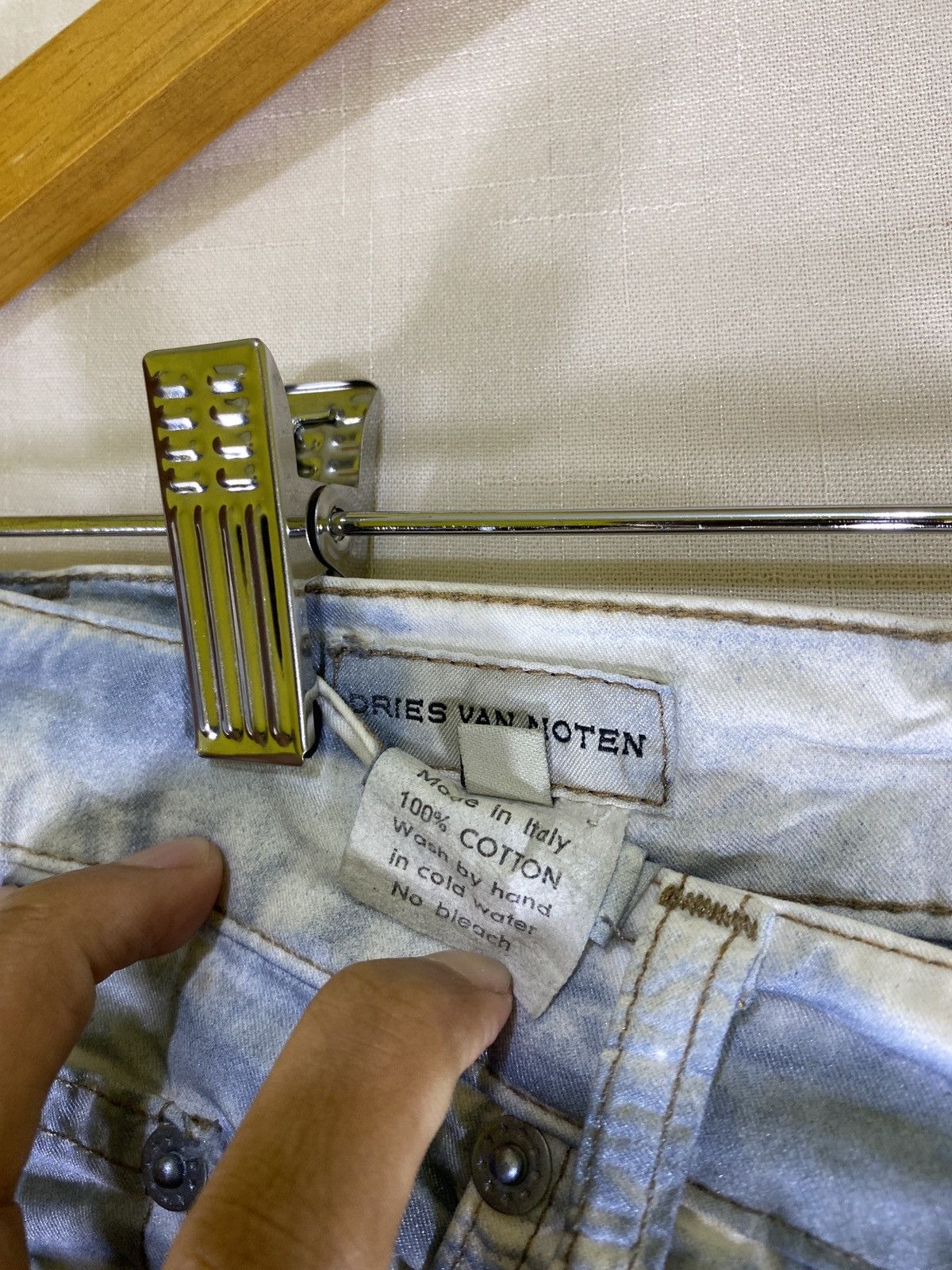 Dries Van Noten hand painted pants Size US 32 / EU 48 - 3 Thumbnail