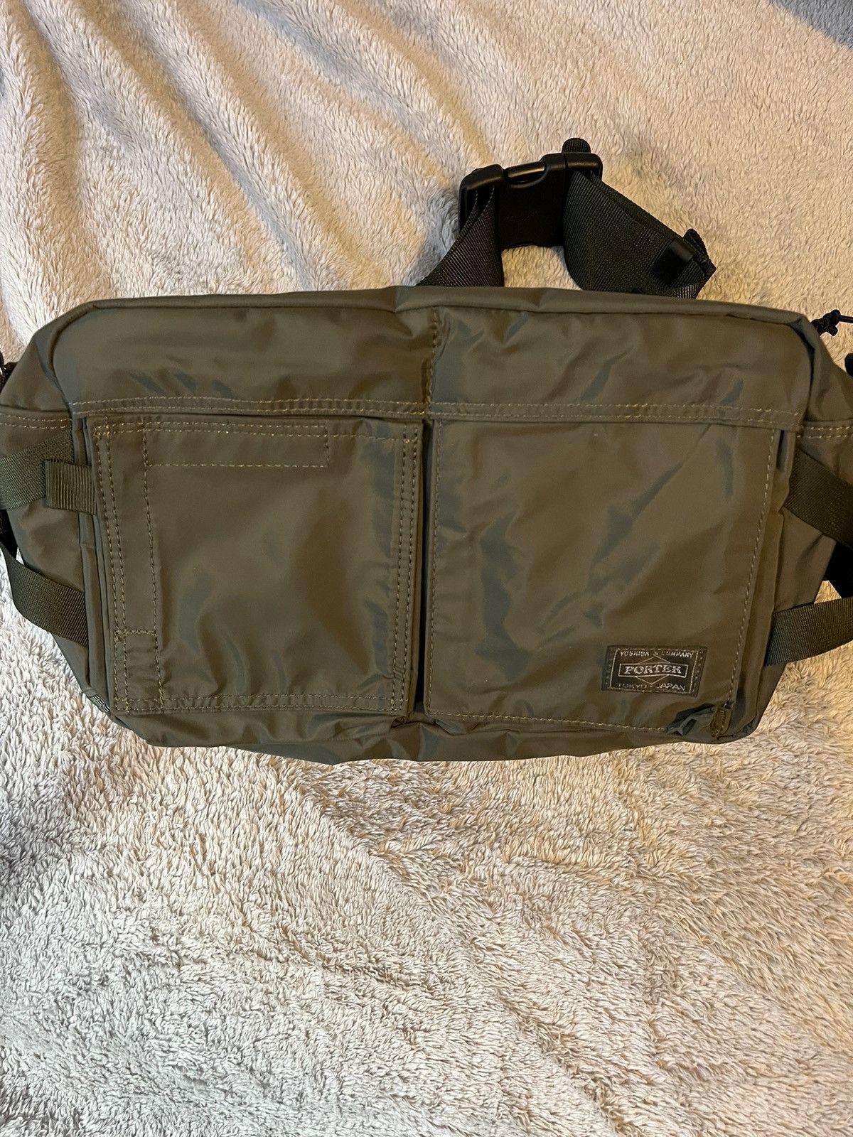 image of Porter Waist Bag in Green, Men's