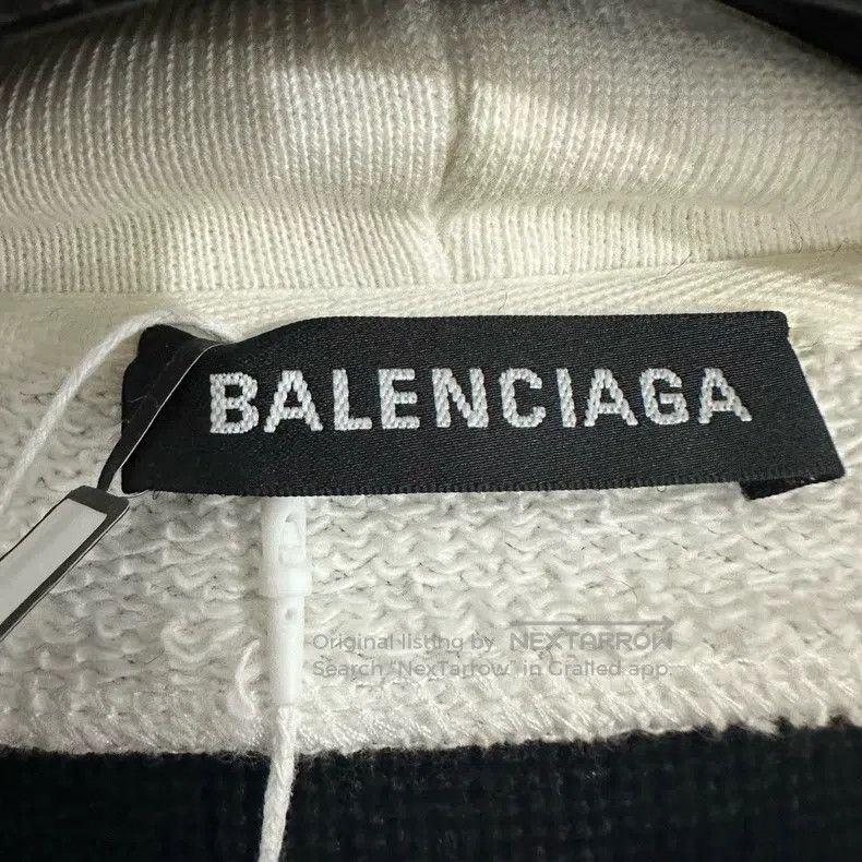 Balenciaga Balenciaga Black Double B Wheat Rainbow Embroidered Hooded Size US S / EU 44-46 / 1 - 3 Thumbnail