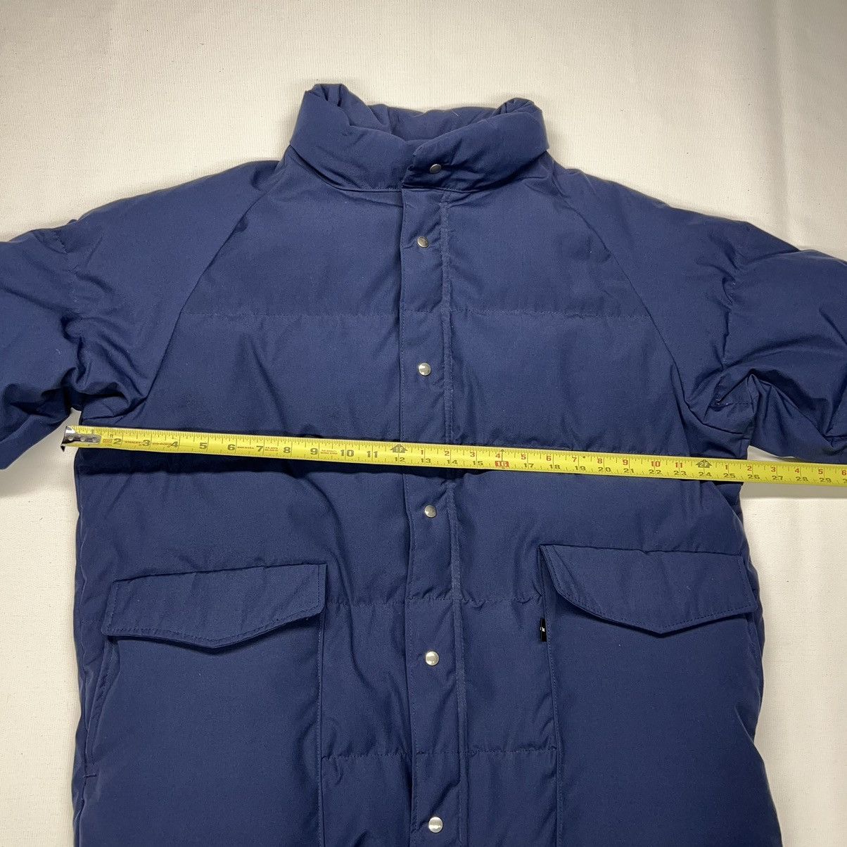 Vintage VTG 10X Down Jacket Blue Puffer Coat Zip Pocket Work Retro Size US XL / EU 56 / 4 - 18 Thumbnail