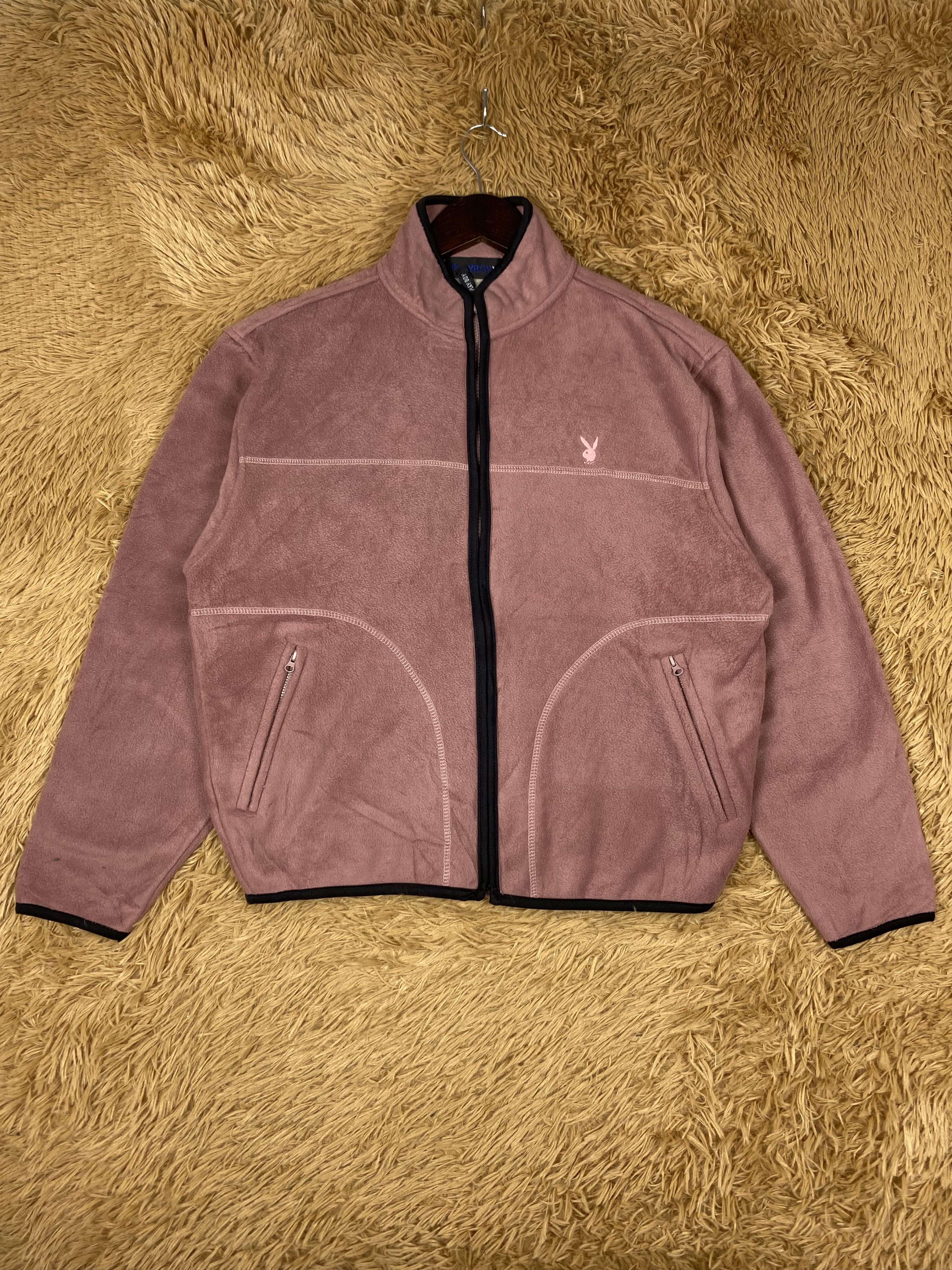 Playboy Vintage Playboy Fleece Jacket DJ1079 Size US L / EU 52-54 / 3 - 1 Thumbnail