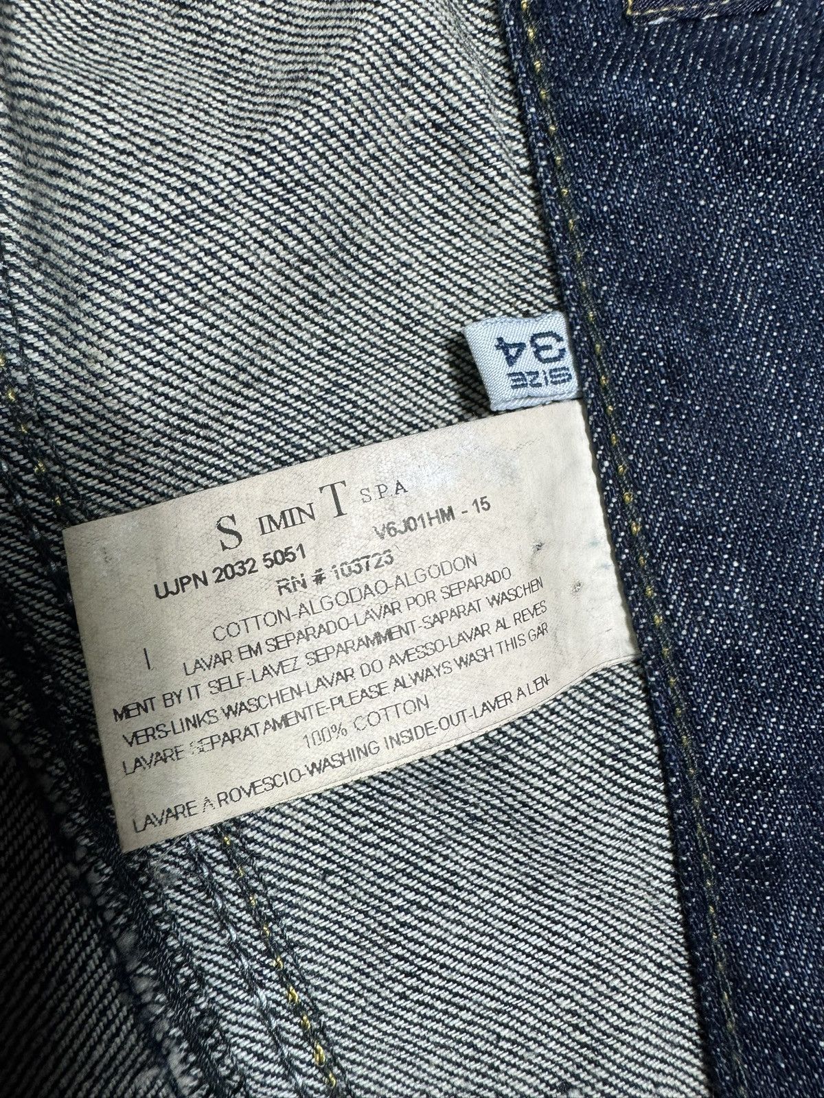 Armani Armani Jeans Baggy Big Logo Denim Luxury Vintage Size 34 Size US 34 / EU 50 - 7 Thumbnail