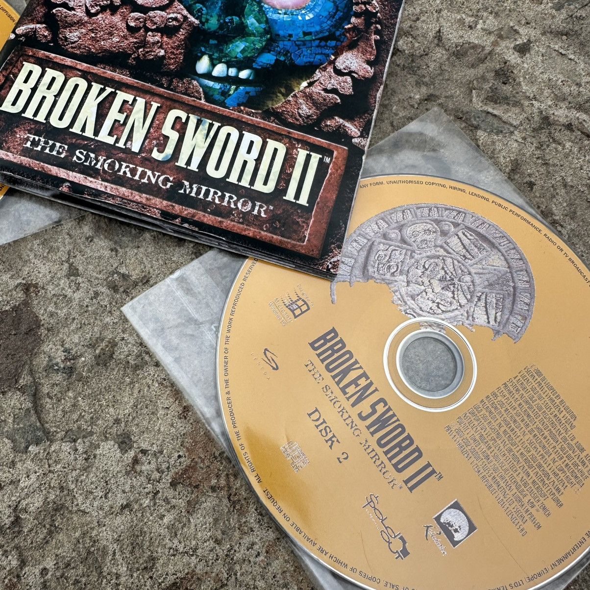 The Game Vintage Game Broken Sword II CD Y2K 2000-2002 Size ONE SIZE - 4 Thumbnail