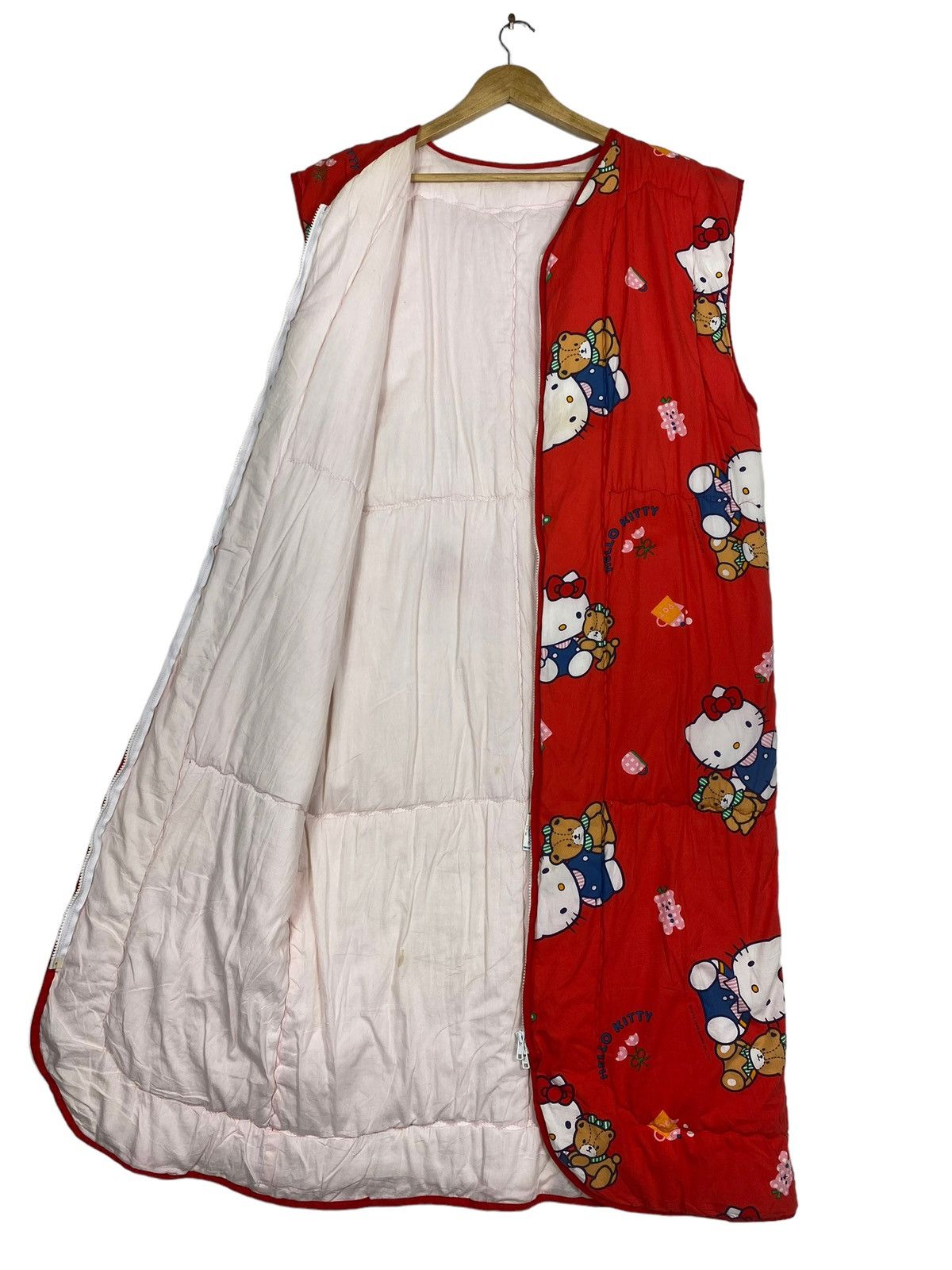 Cartoon Network Vintage Hello Kitty Deep Pile Long Vest Size US M / EU 48-50 / 2 - 7 Thumbnail