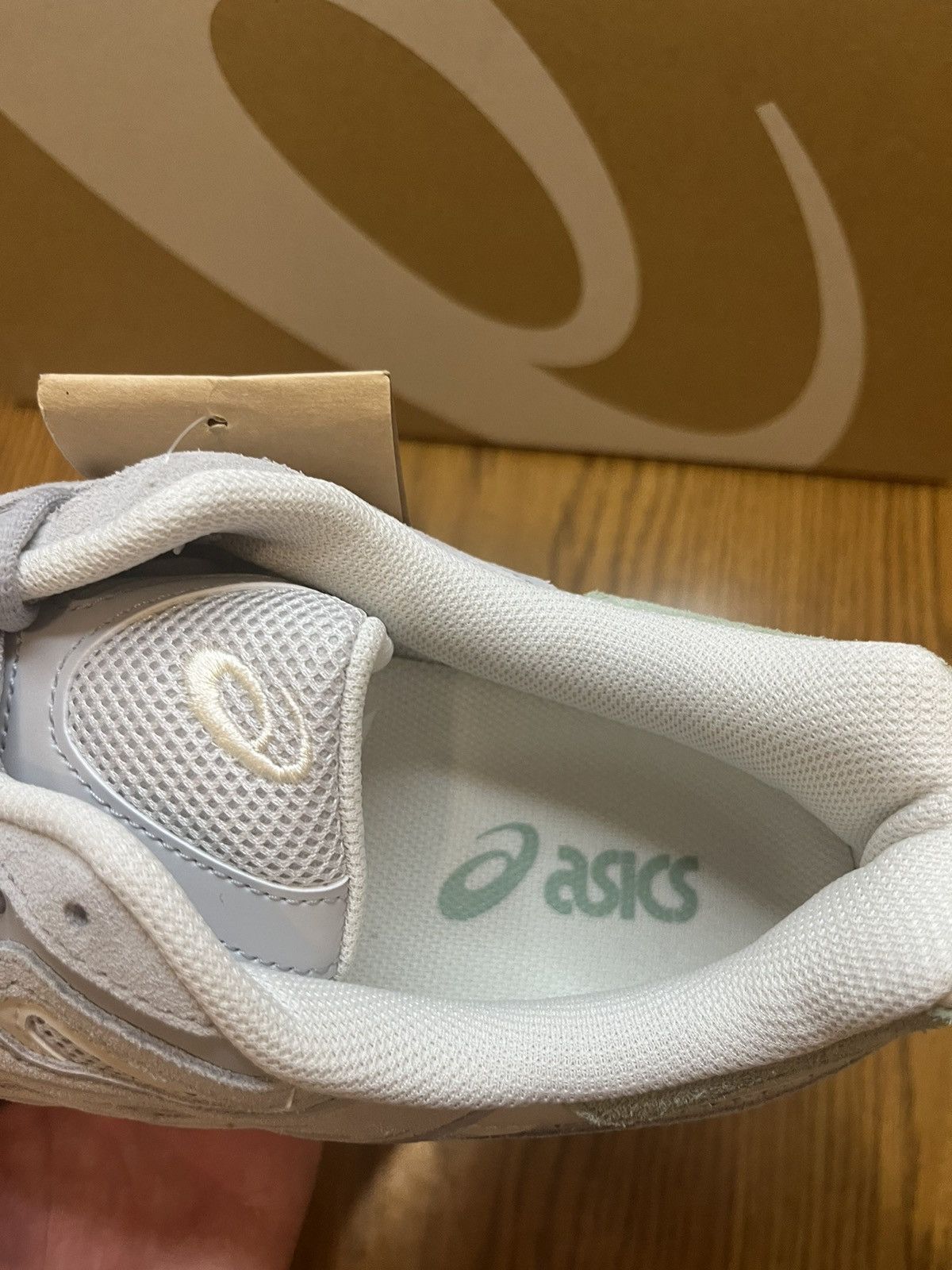 Asics Asics Gel-NYC (Cloud Grey/Green) Size US 13 / EU 46 - 7 Thumbnail