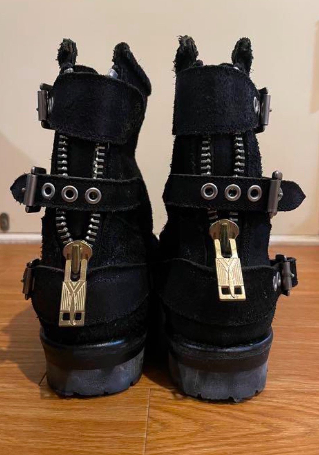 Blackmeans Reversed Leather Boots Size US 7 / IT 37 - 2 Thumbnail