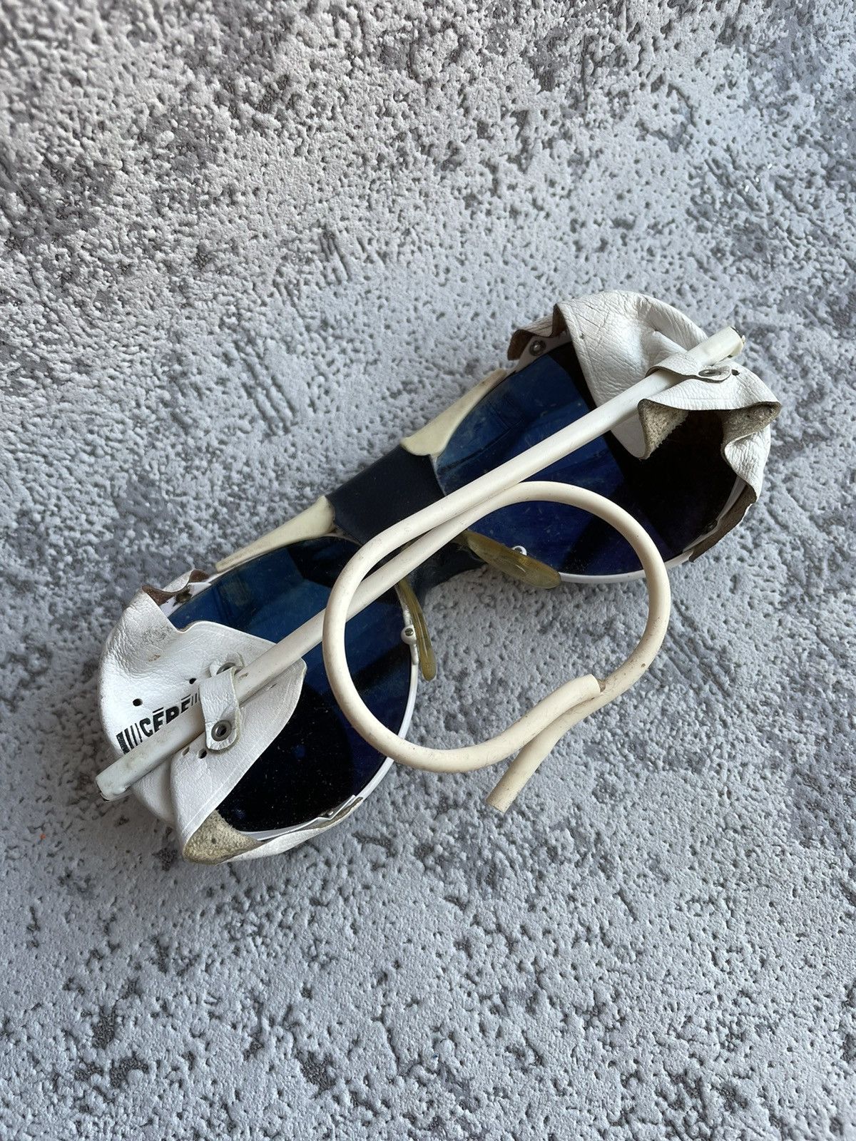 Vintage Rare Cebe 290 Vintage W. Cecchinel Leather Sunglasses Size ONE SIZE - 4 Thumbnail