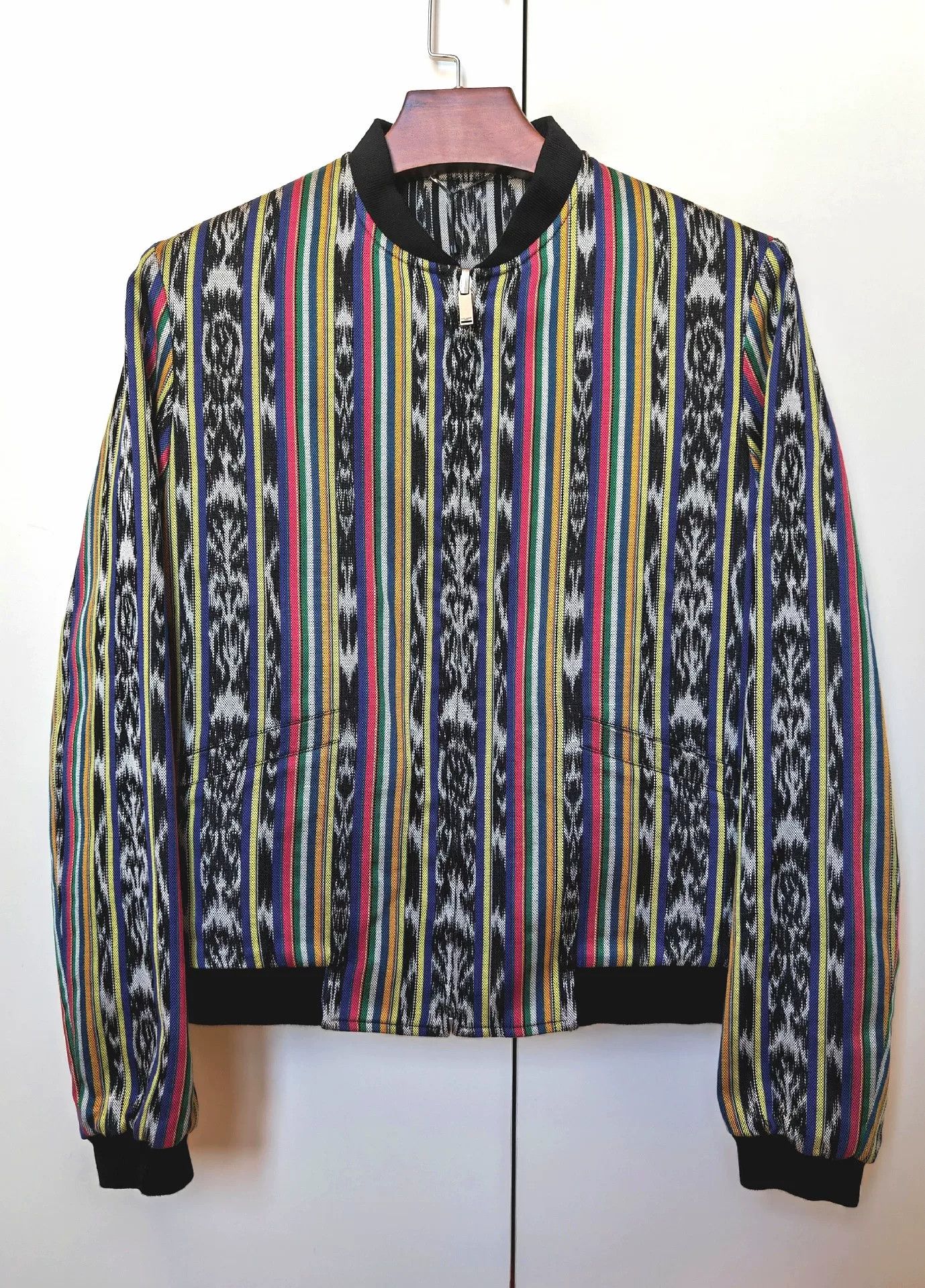 Saint Laurent Paris Saint Laurent 2018 Men's Rainbow Teddy Jacket Size US M / EU 48-50 / 2 - 1 Thumbnail