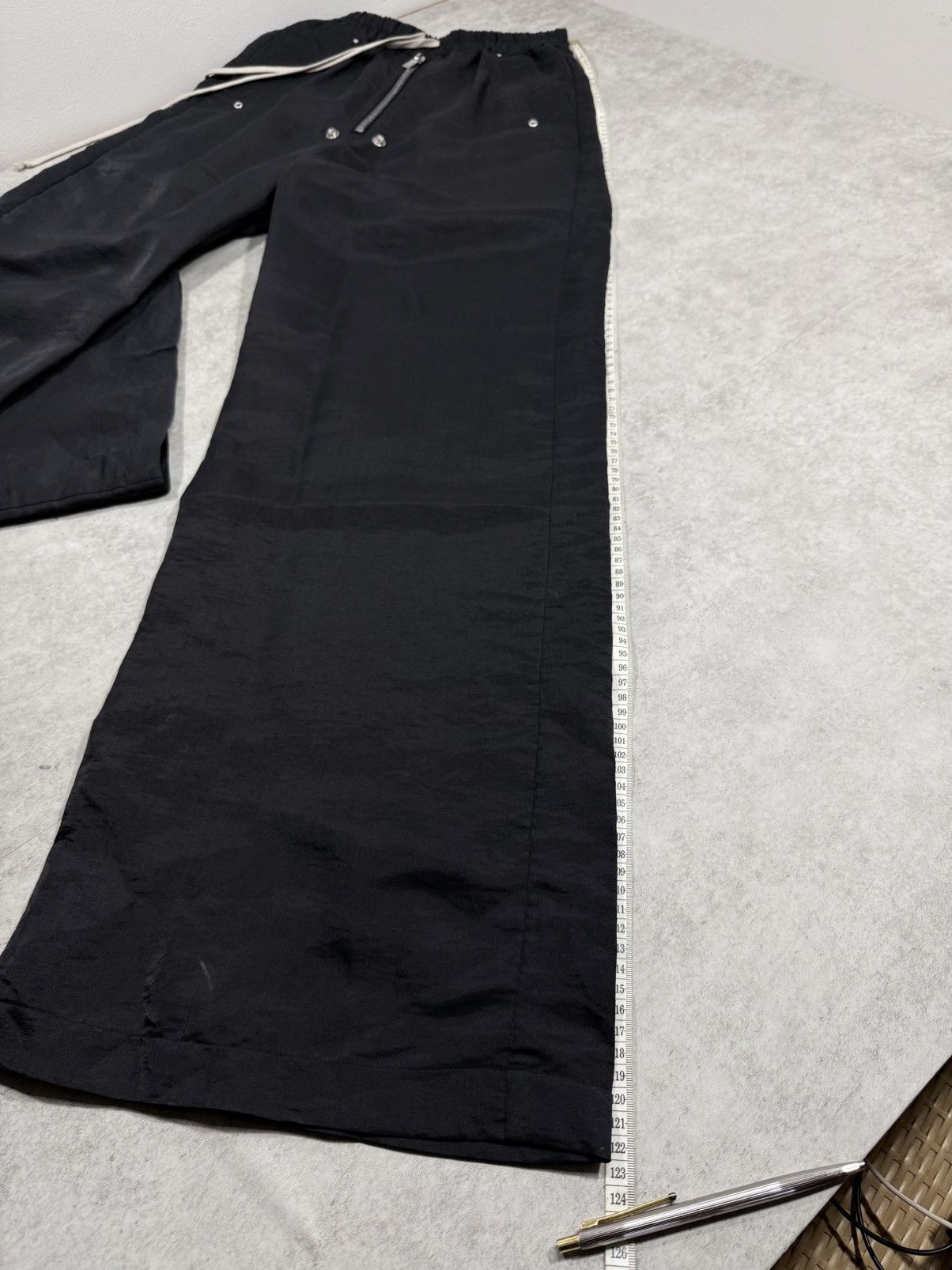 Rick Owens Rick Owens mainline Geth Belas Lido SS24 black Silk / Nylon Size 25" / US 0 / IT 36 - 11 Thumbnail