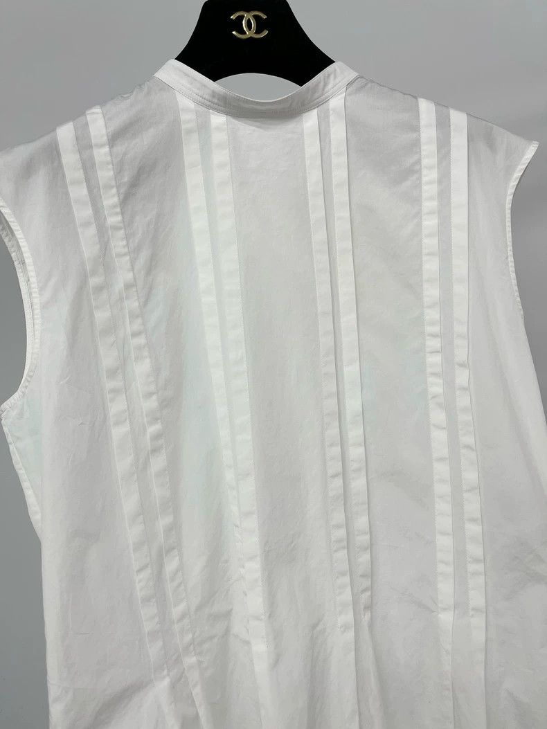 Chanel Chanel 22P white sleeveless shirt Size XS / US 0-2 / IT 36-38 - 4 Thumbnail