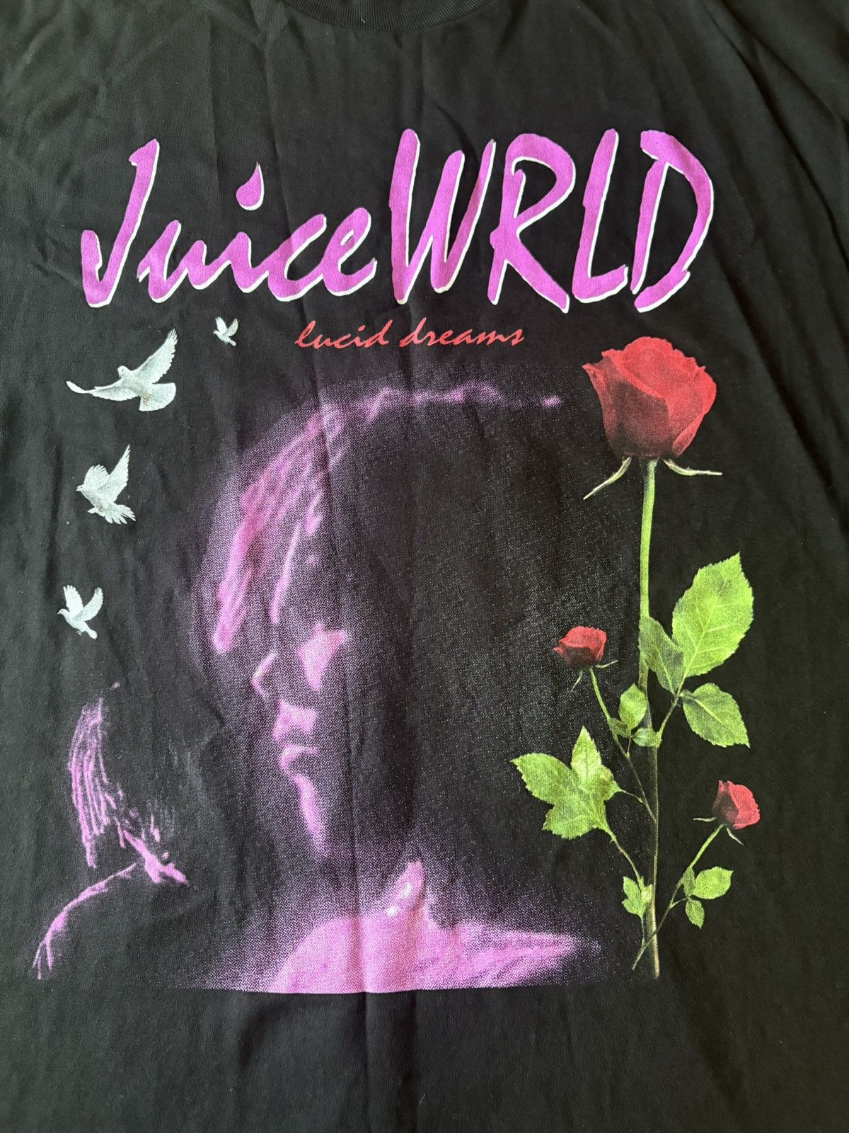 999 Club Juice Wrld Lucid Dreams Rose Tee Size US XL / EU 56 / 4 - 2 Thumbnail
