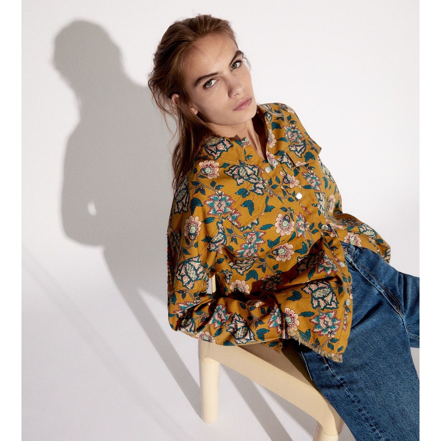 Zara Zara Western Boho Floral Jacket NWT Size S / US 4 / IT 40 - 18 Thumbnail