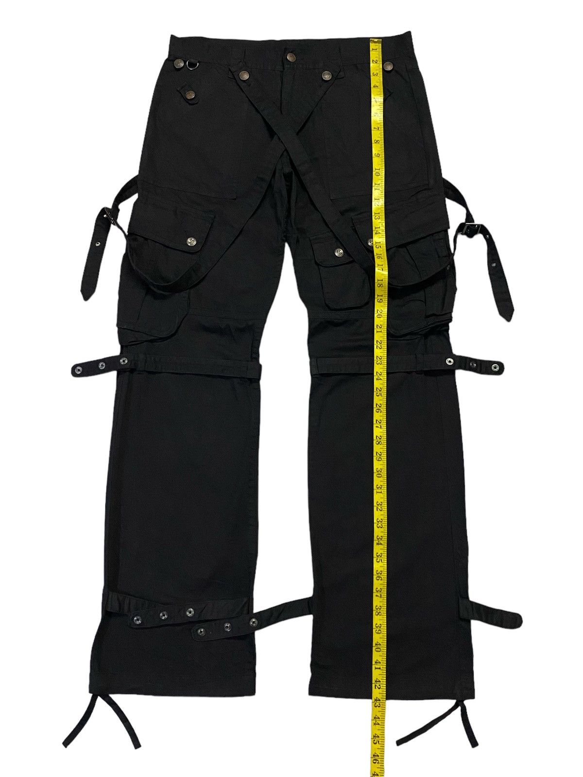 If Six Was Nine Japanese Brand “CHIL DEROC III” Bondage Pants Size US 32 / EU 48 - 6 Thumbnail