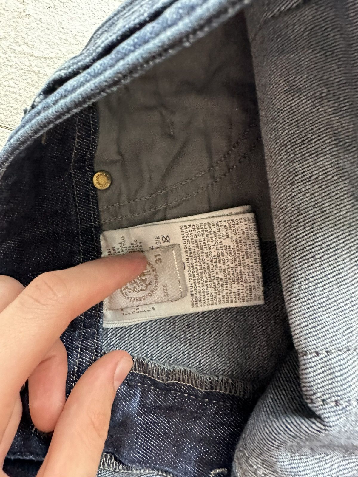 Diesel 🚨Gothic Diesel Regular Slim relax Flared Jeans Womens Size 31" - 13 Thumbnail