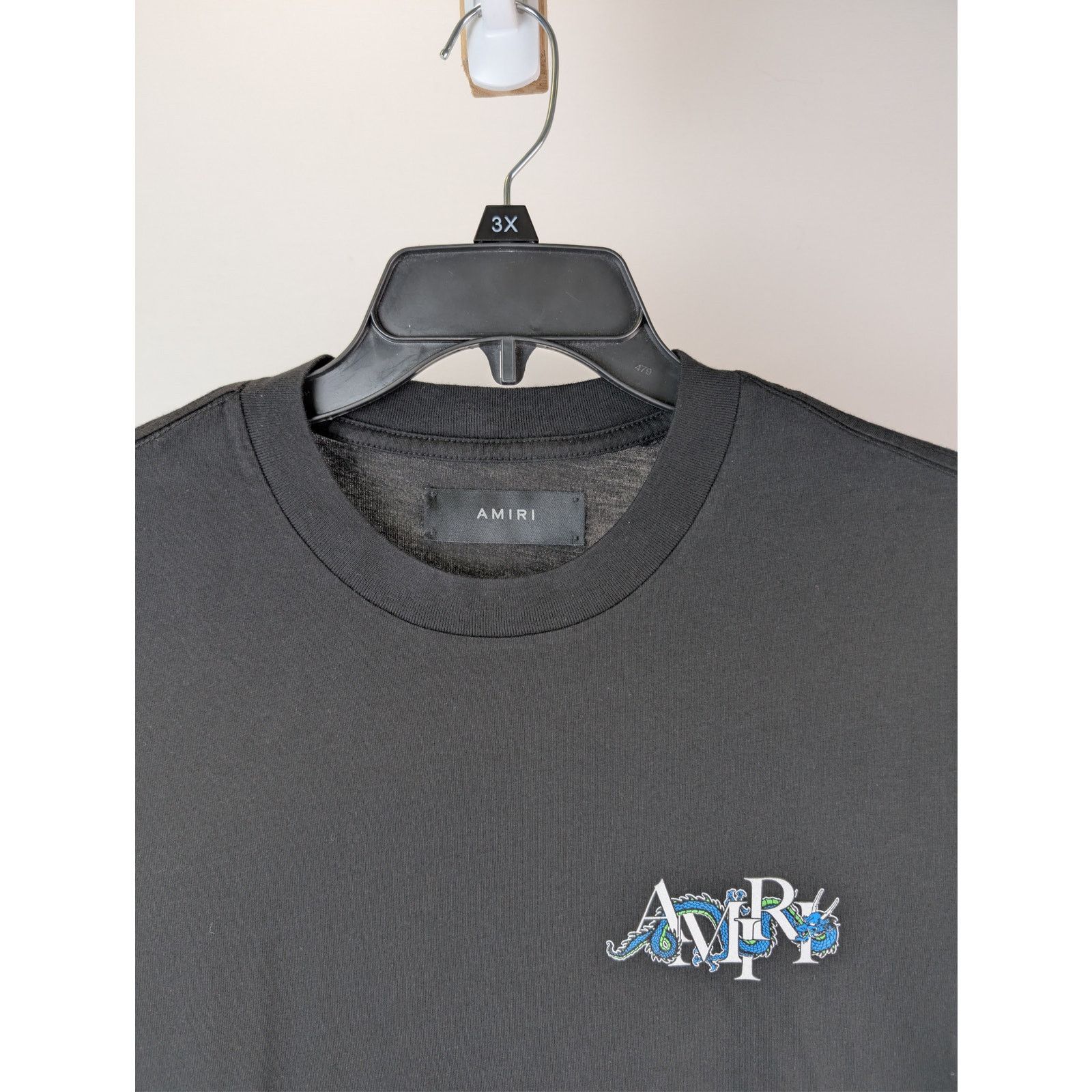 Amiri o1rshd1 Q:2 / CNY Dragon Long Sleeve Tee T-Shirt in Black XL Size US XL / EU 56 / 4 - 7 Thumbnail