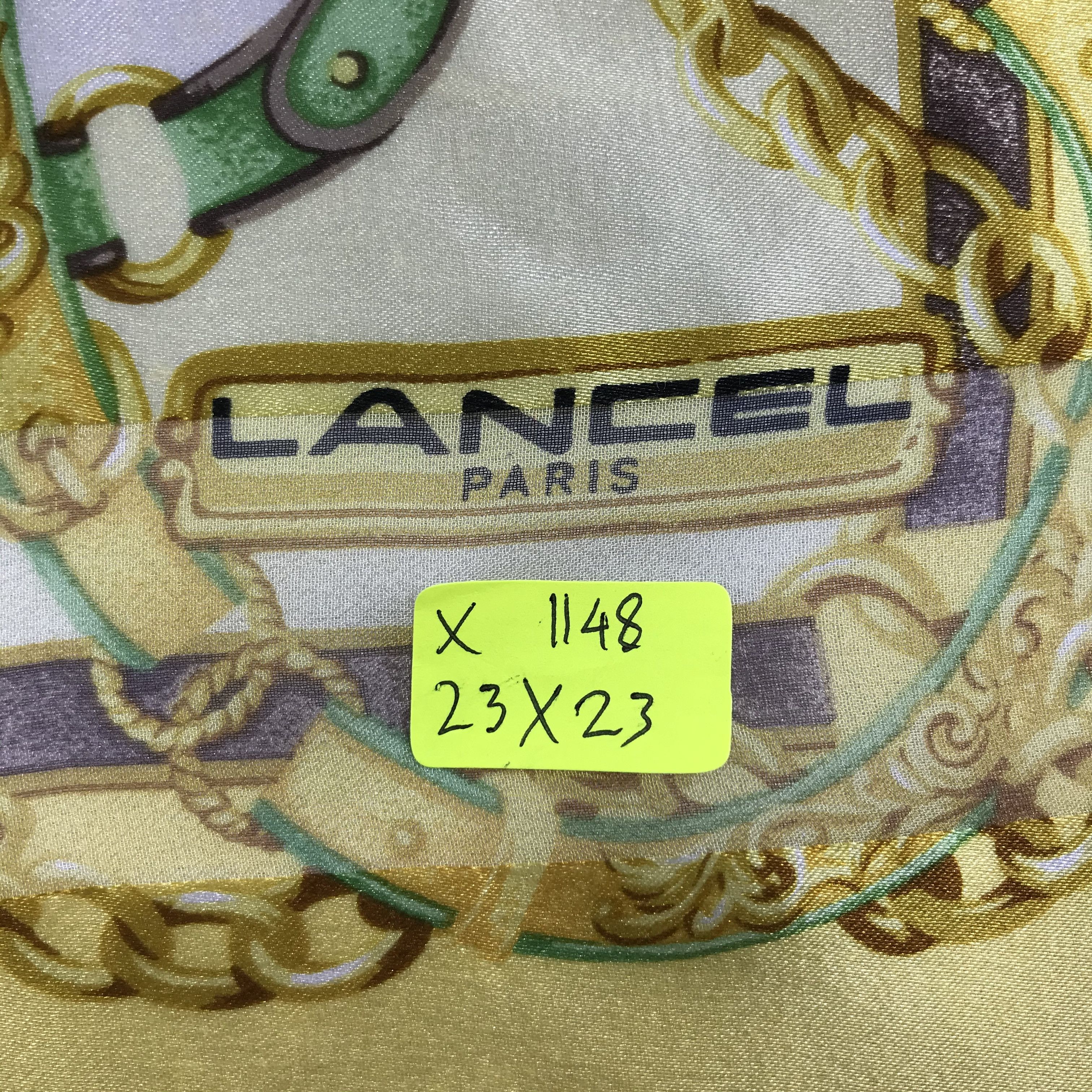 Lancel Vintage Lancel Silk Scarf Size ONE SIZE - 6 Thumbnail