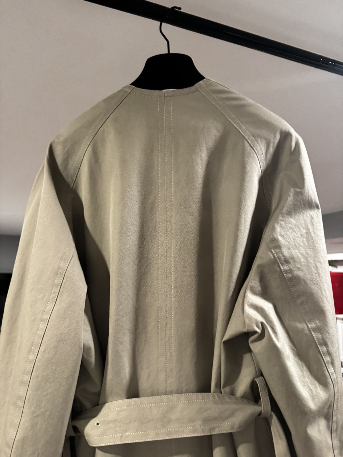 Balenciaga NWT Balenciaga FW20 Garde-Robe Plaid-Lined Trench Coat F38 Size S / US 4 / IT 40 - 13 Thumbnail