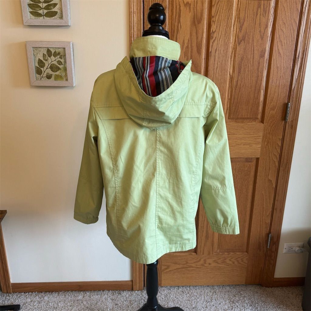 Mackintosh Mackintosh Women's Green Spring Jacket Large Removable Hood Size L / US 10 / IT 46 - 7 Thumbnail