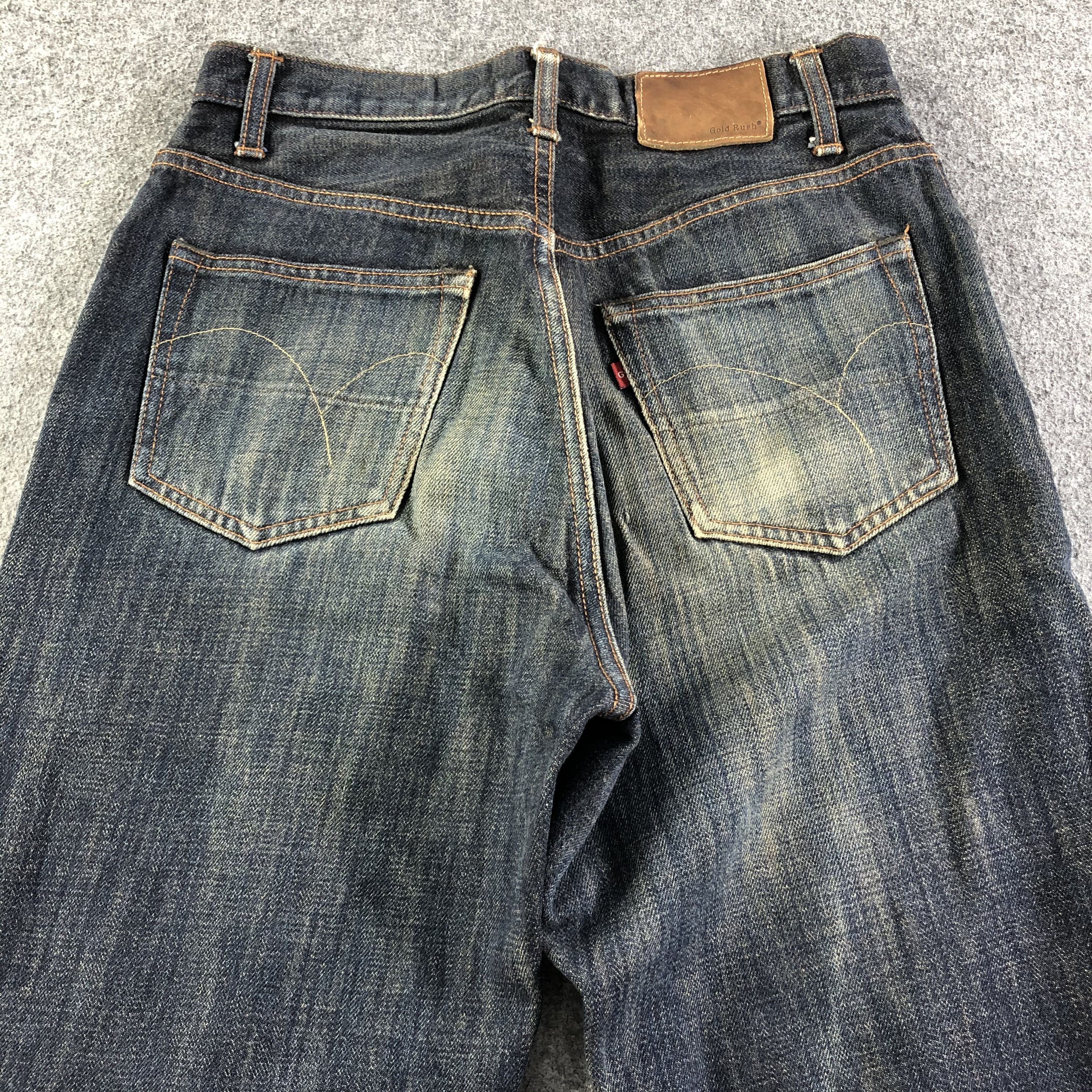 Japanese Brand Gold Rush Jeans Rusty Blue Denim -J2720 Size US 30 / EU 46 - 4 Thumbnail