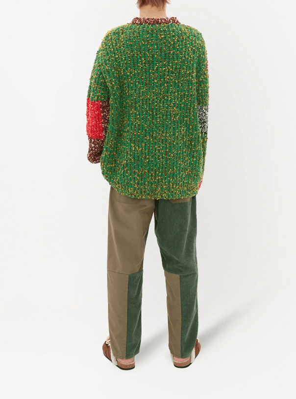 JW Anderson BNWT AW21 J.W.ANDERSON ANCHOR PATCHWORK SWEATER L Size US L / EU 52-54 / 3 - 13 Thumbnail