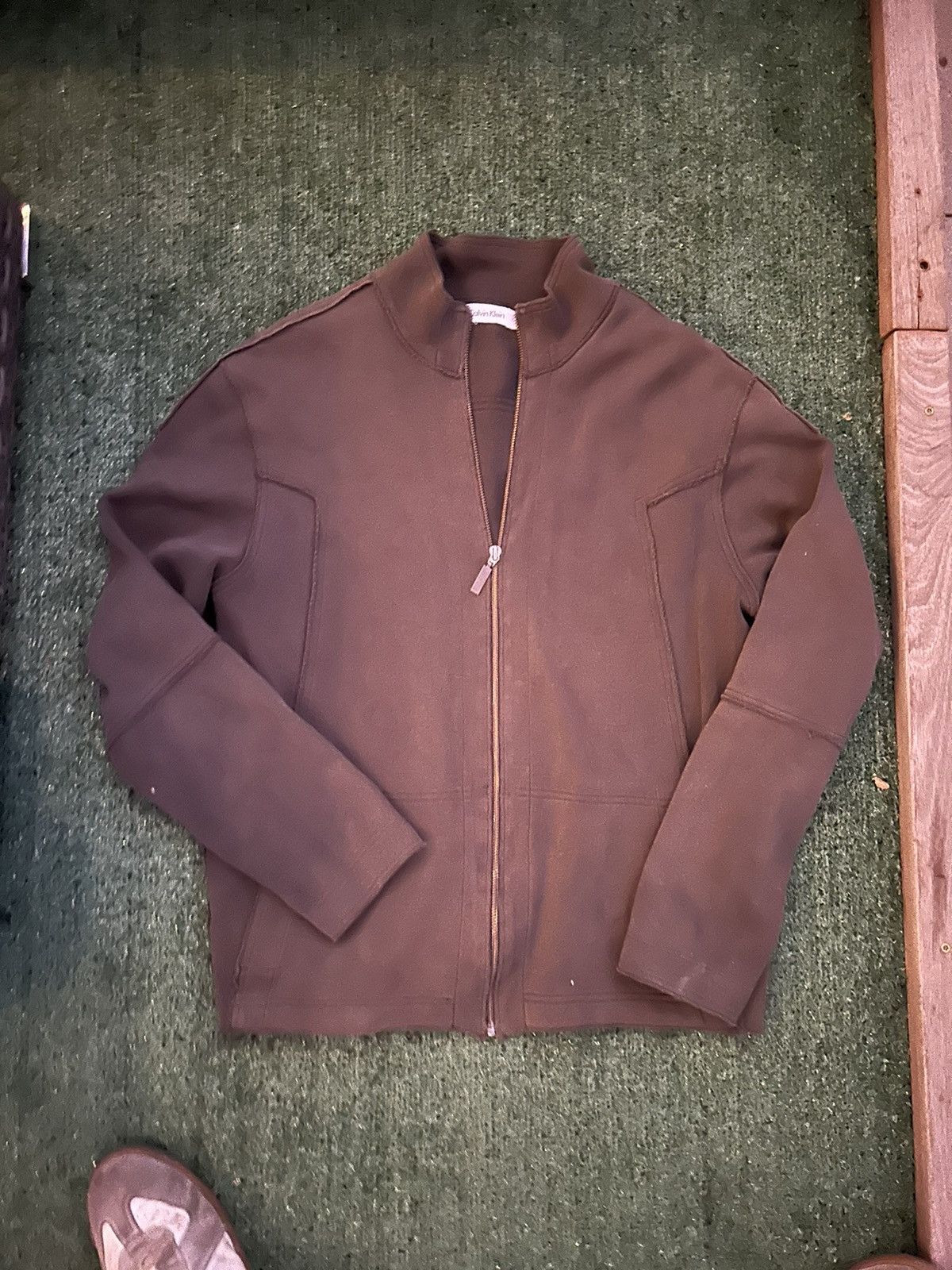 Calvin Klein Grey Y2K Calvin Klein jacket Size US M / EU 48-50 / 2 - 1 Thumbnail