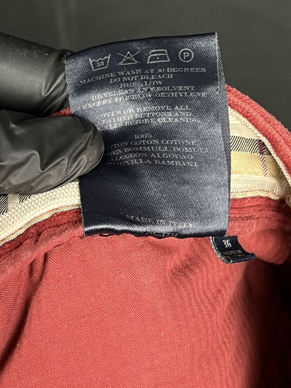 Burberry Vintage Burberry velvet corduroy red pants old money Size US 36 / EU 52 - 10 Thumbnail