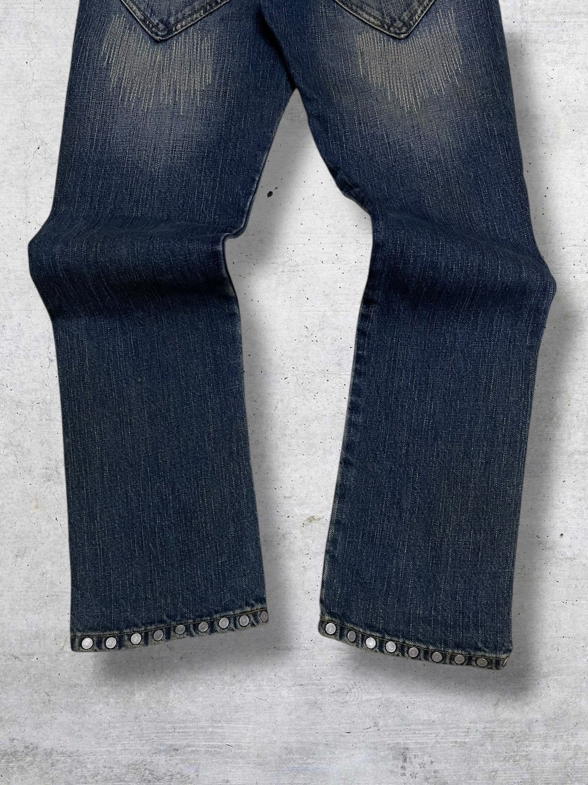 Hysteric Glamour VINTAGE COOK 90S JAPAN DESIGNER SCAB DISTRESSING OG DENIM Size US 26 / EU 42 - 10 Thumbnail