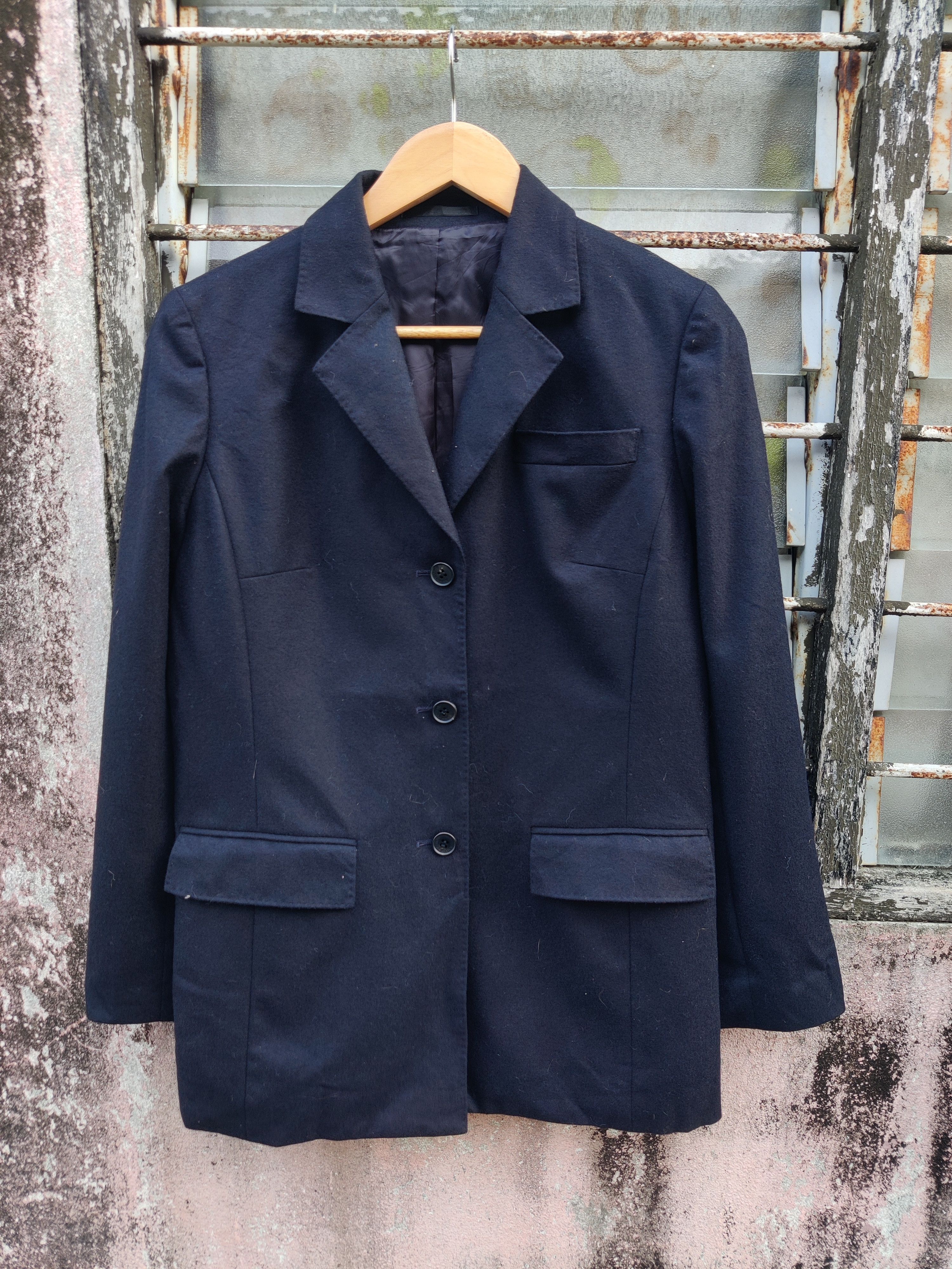Burberry Vintage Luxury Burberry London Wool Cashmere Jacket Size US S / EU 44-46 / 1 - 2 Thumbnail