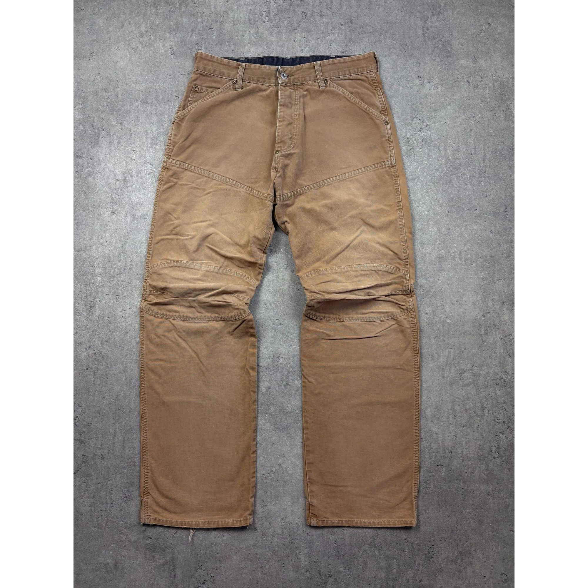 G-Star Vintage G-STAR RAW Double Knee Canvas Pants Brown Made In It Size US 34 / EU 50 - 1 Thumbnail