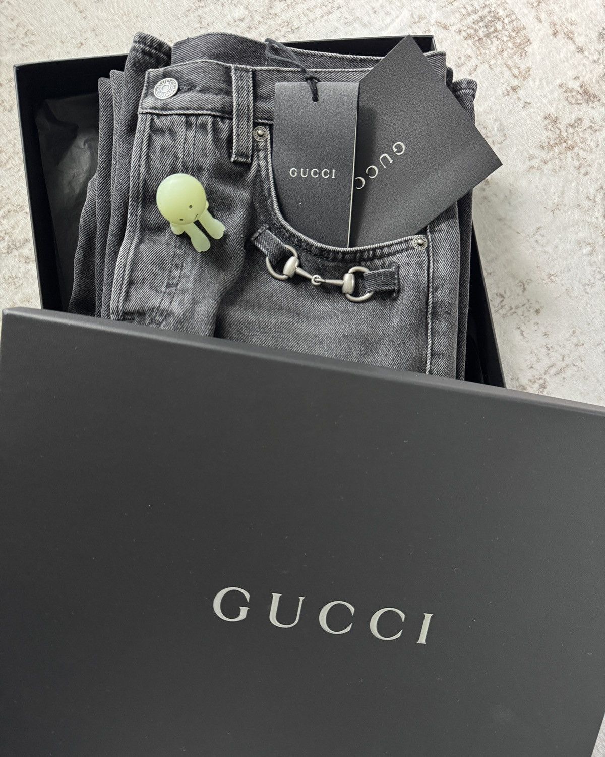Gucci gucci by demna grey horsebit jeans Size US 30 / EU 46 - 6 Thumbnail
