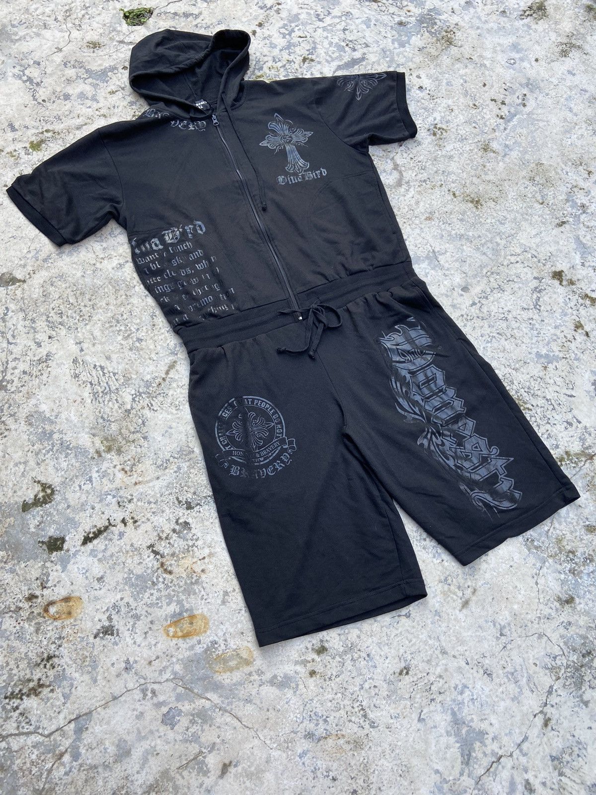 If Six Was Nine 💥 binding over 💥M.beard overal short pant with hoodie ifsix Size US XL / EU 56 / 4 - 6 Thumbnail
