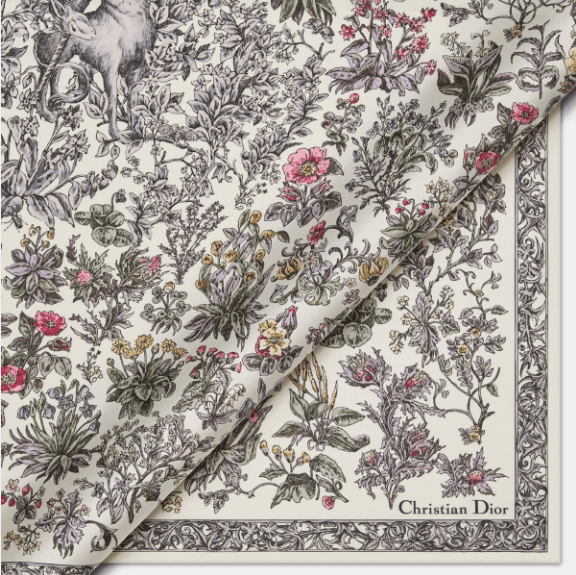 Dior o1w1db11125 51UNI0 Size : OS / Square Scarf in Multicolor Size ONE SIZE - 2 Thumbnail