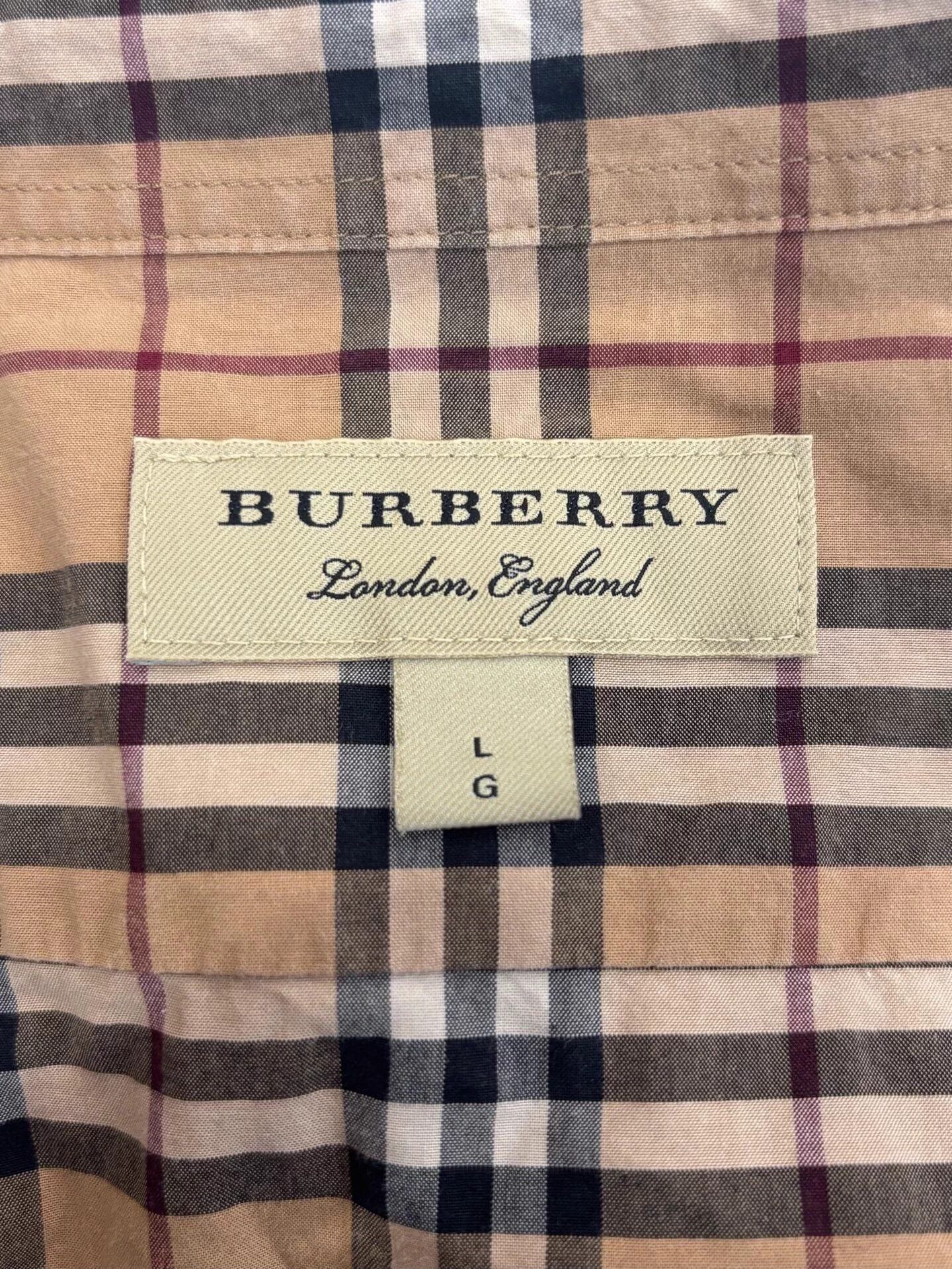 Burberry Burberry London men's brown check shirt jacket L Size US L / EU 52-54 / 3 - 8 Thumbnail