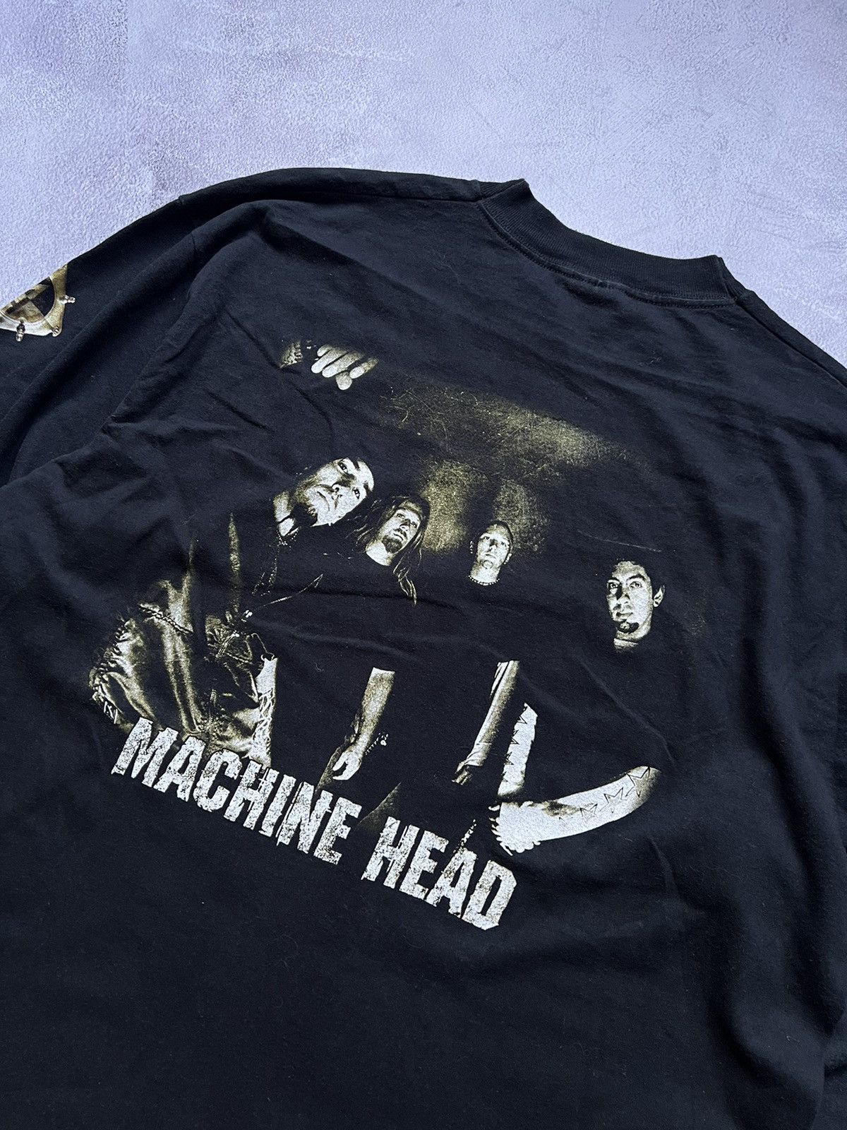 Vintage 2001 Machine Head Supercharger Long sleeve Tshirt
