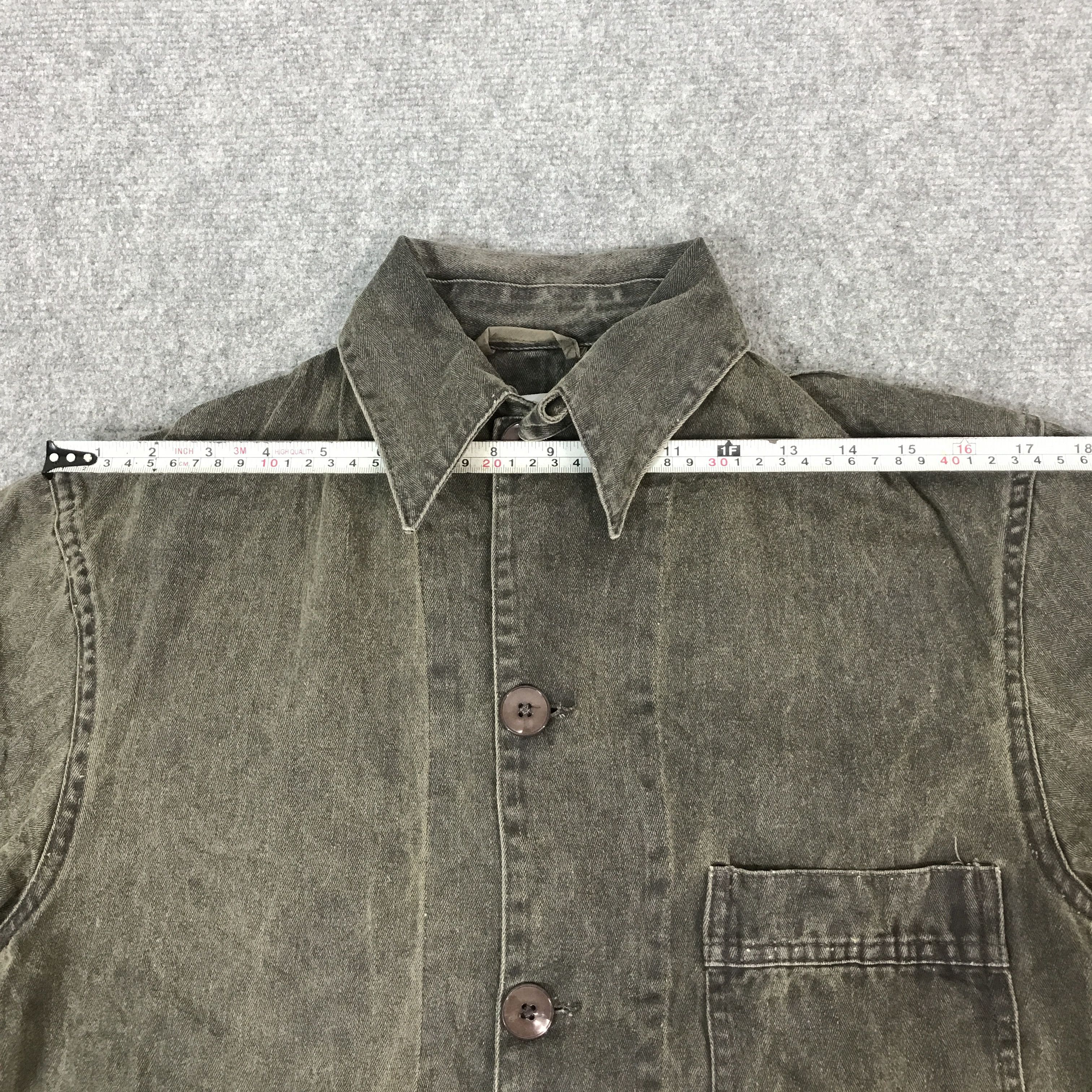 Danton DANTON BUTTON BLACK FADED JACKET Size US L / EU 52-54 / 3 - 5 Thumbnail