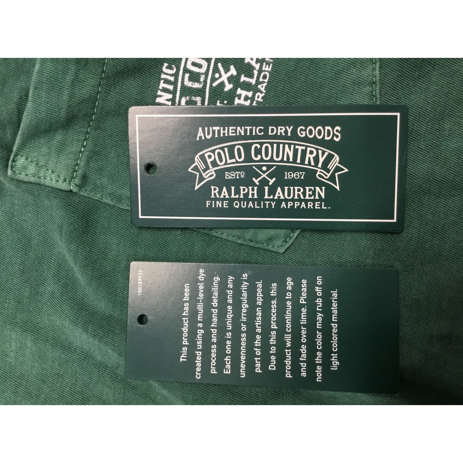 Polo Ralph Lauren Polo Ralph Lauren Shirt Men 2XL Green Custom Fit Long Sleeve Size US XXL / EU 58 / 5 - 5 Thumbnail