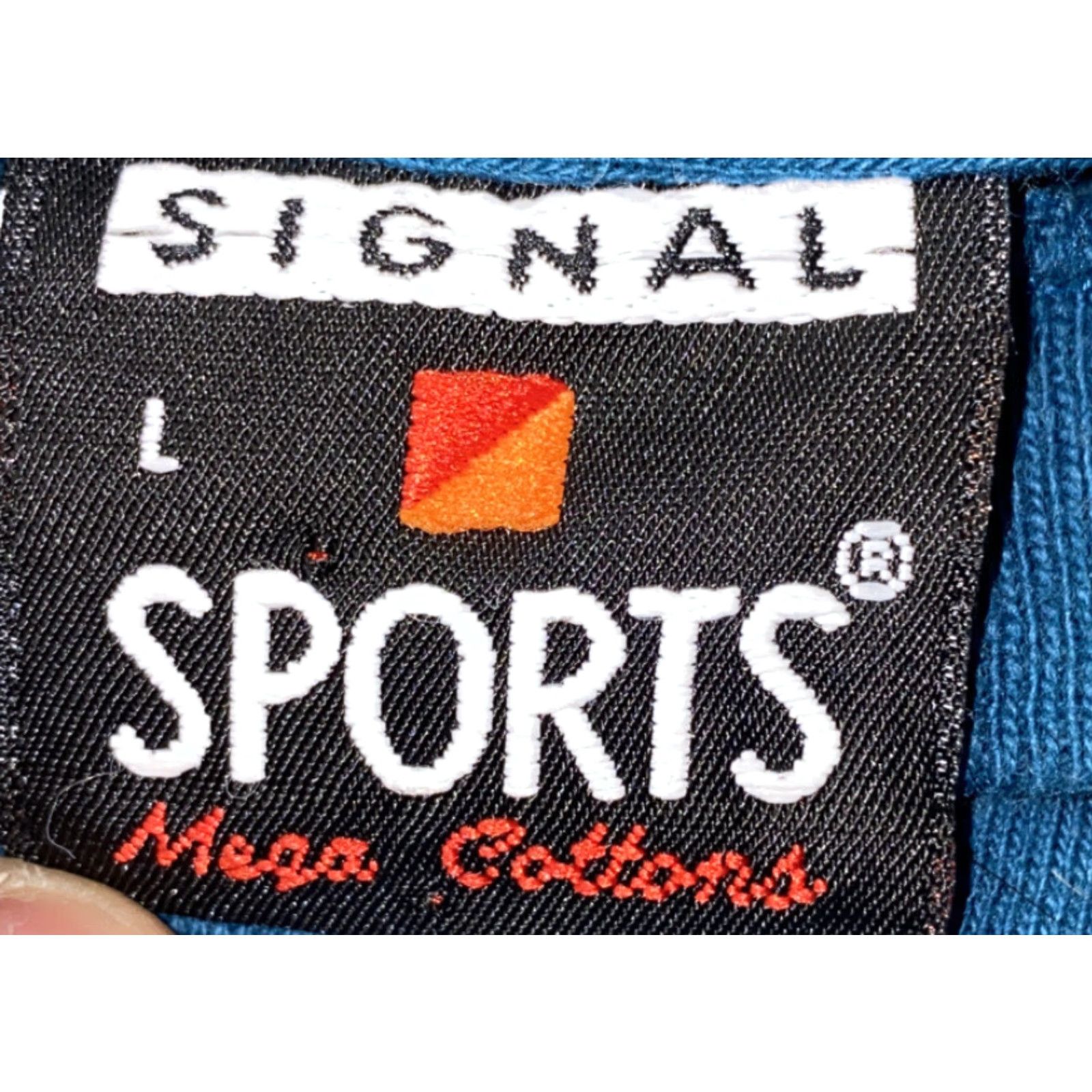 Vintage Signal Sports T-Shirt Mens Blue Polar Bear Print Size L Size US L / EU 52-54 / 3 - 4 Thumbnail